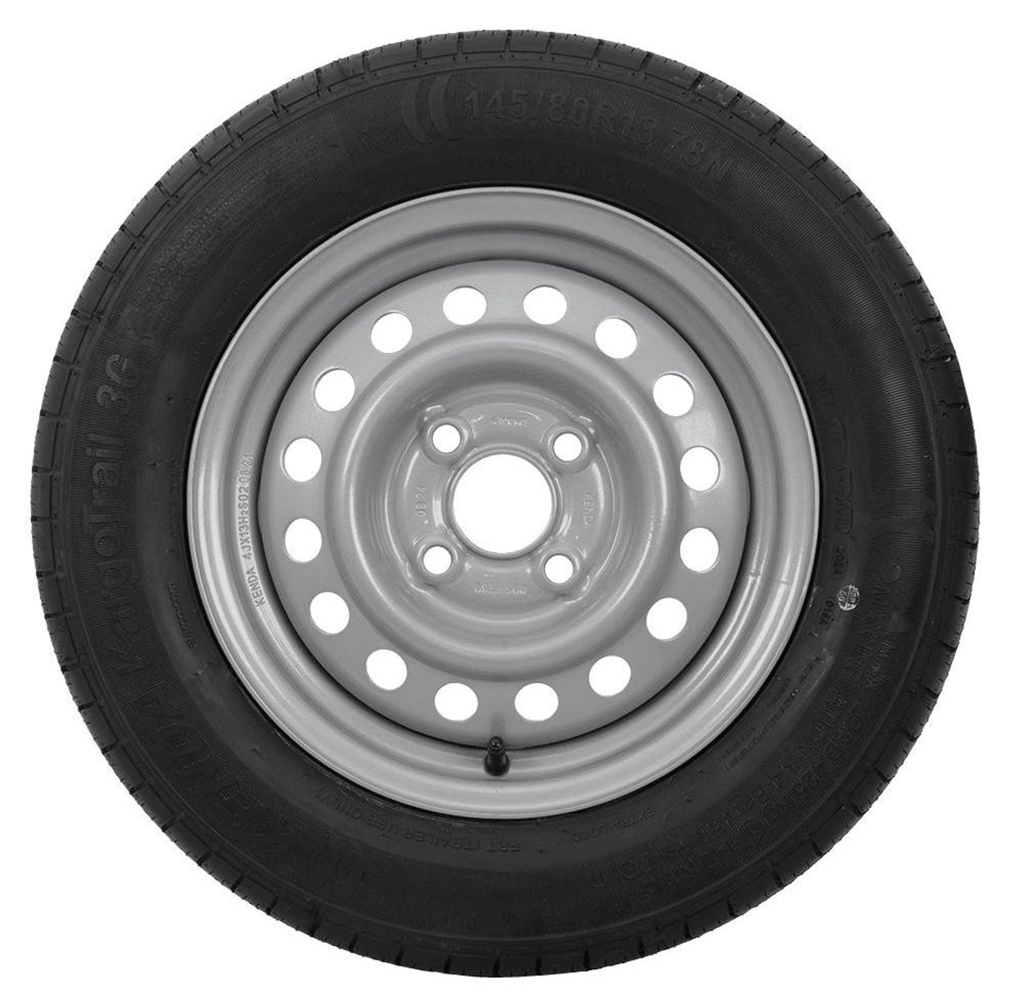 KENDA Anhänger-Komplettrad 145/80 R13 für leichte Pkw- und Gartenanhänger