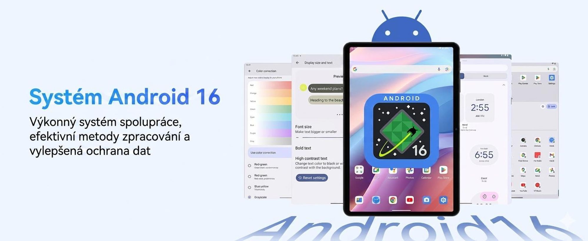 TABWEE T80 (18GB+128GB)，10 palců，Android 16，6000mAh，s klávesnicí,myší,stylusem, ochranným pouzdrem，stojánkem a ochrannou fólií，Face ID，BT5.0，5G