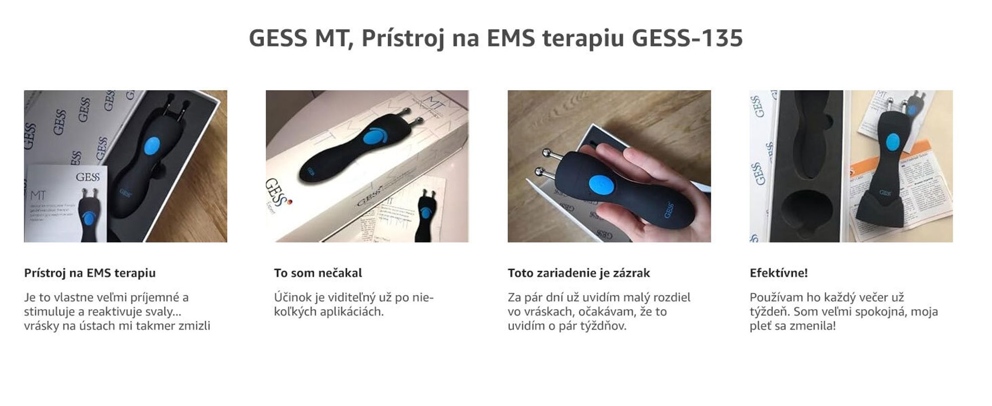 GESS MT GESS-135 EMS zariadenie na zdvíhanie pleti  EMS nástroj na tónovanie tváre