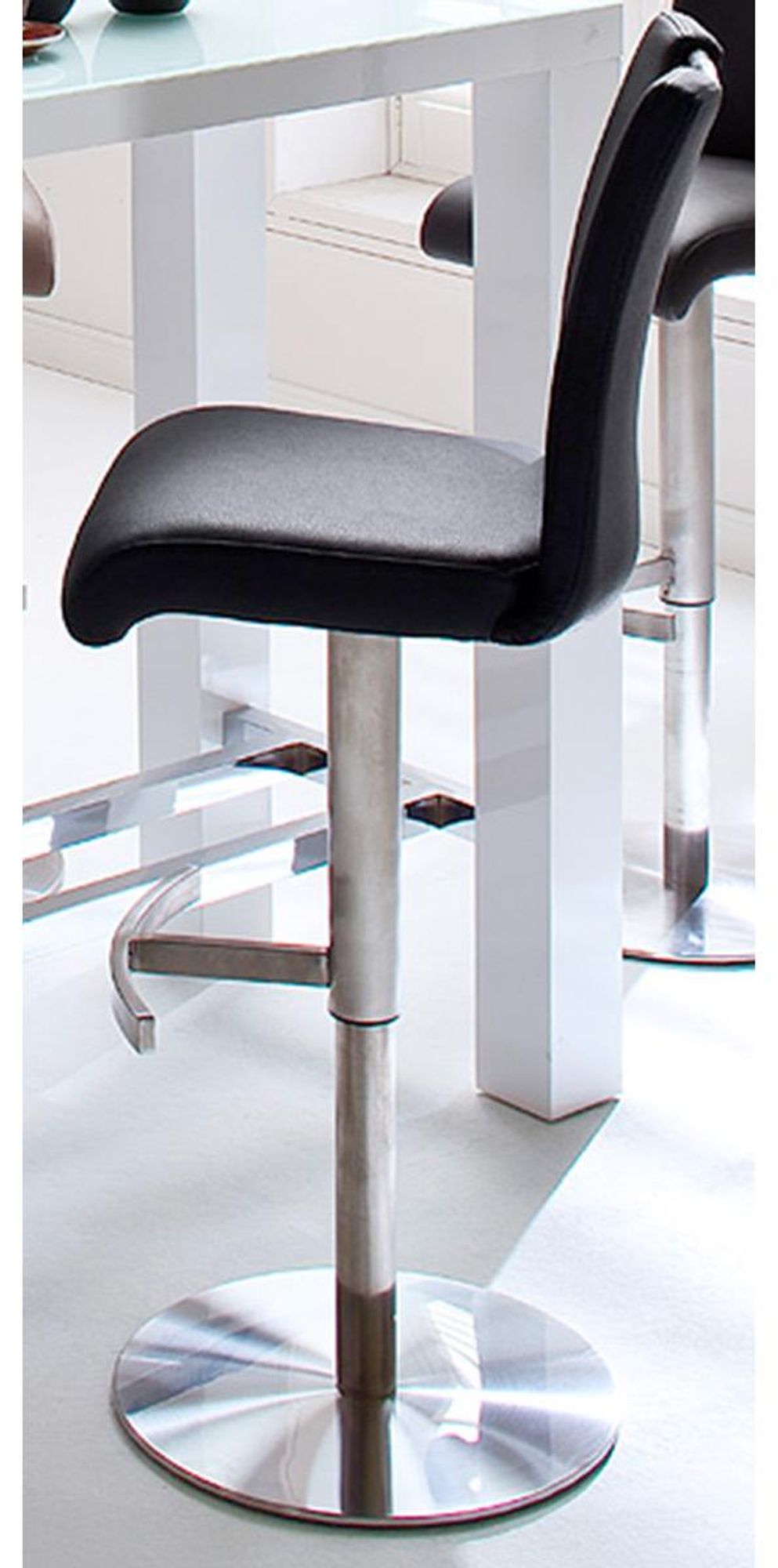 Barhocker "Amiens I" – moderner Barhocker mit 360° Drehfunktion und stufenloser Höhenverstellung