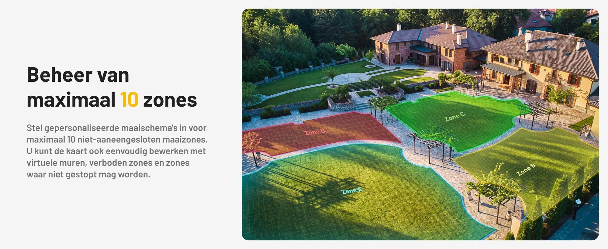 Robotmaaier Mammotion YUKA Mini 2 1000 met garage en wasstandaard, zonder kabel, voor 1000 m², met DropMow-technologie, auto-kaartgeneratie, app