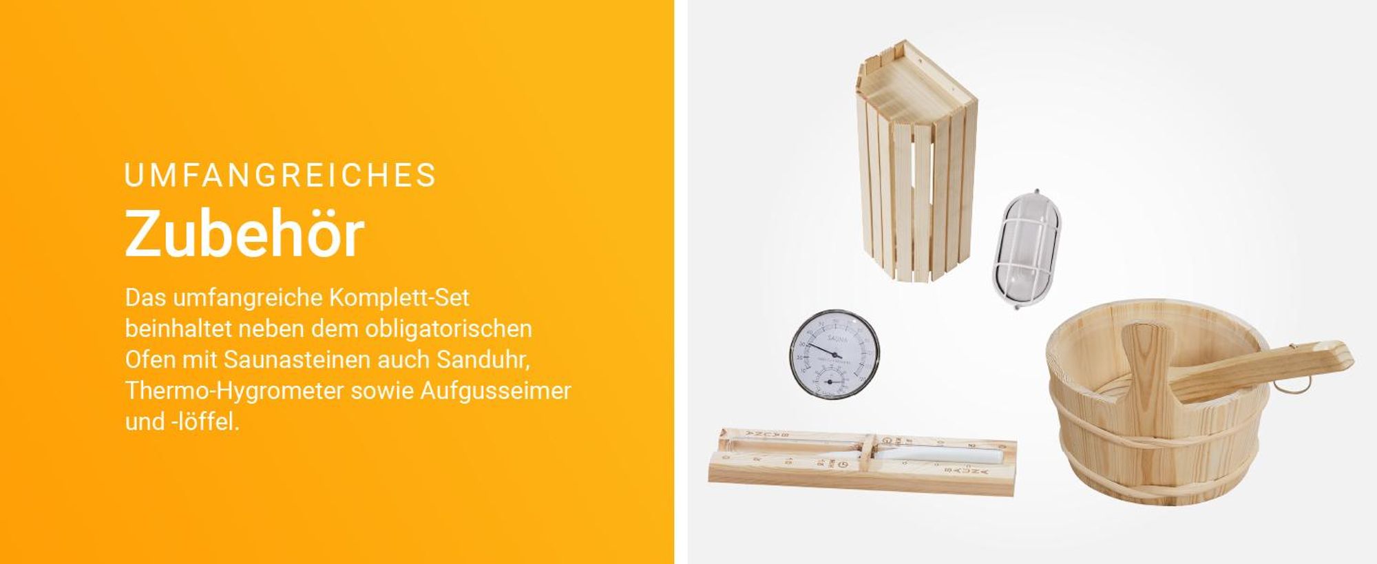 Artsauna Cube Fasssauna Fjora L für 6 Personen, mit 9kW Ofen, Glasfront & Zubehör