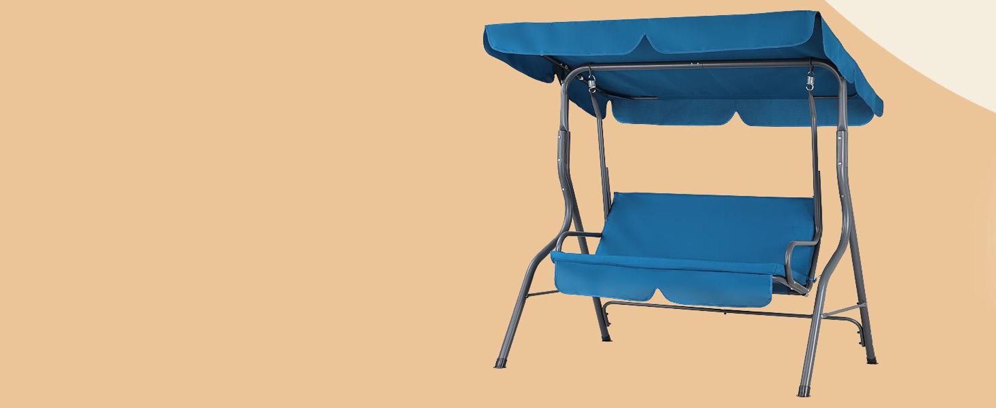 Kingsleeve® Hollywoodschaukel Abdeckung 3-Sitzer 210x150x150cm Winterfest Abdeckplane Wasserdicht Schutzhülle Gartenmöbel Abdeckhaube Schaukel