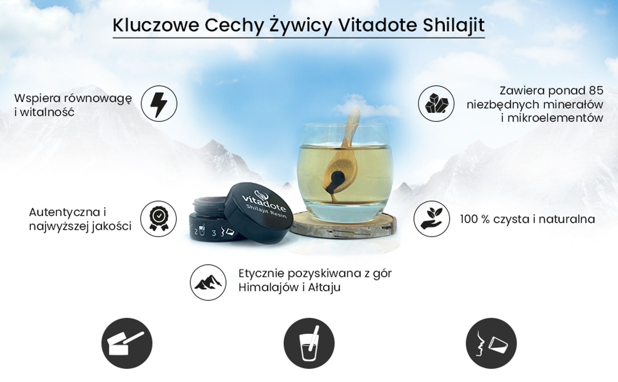 Kluczowe Cechy Żywicy Vitadote Shilajit