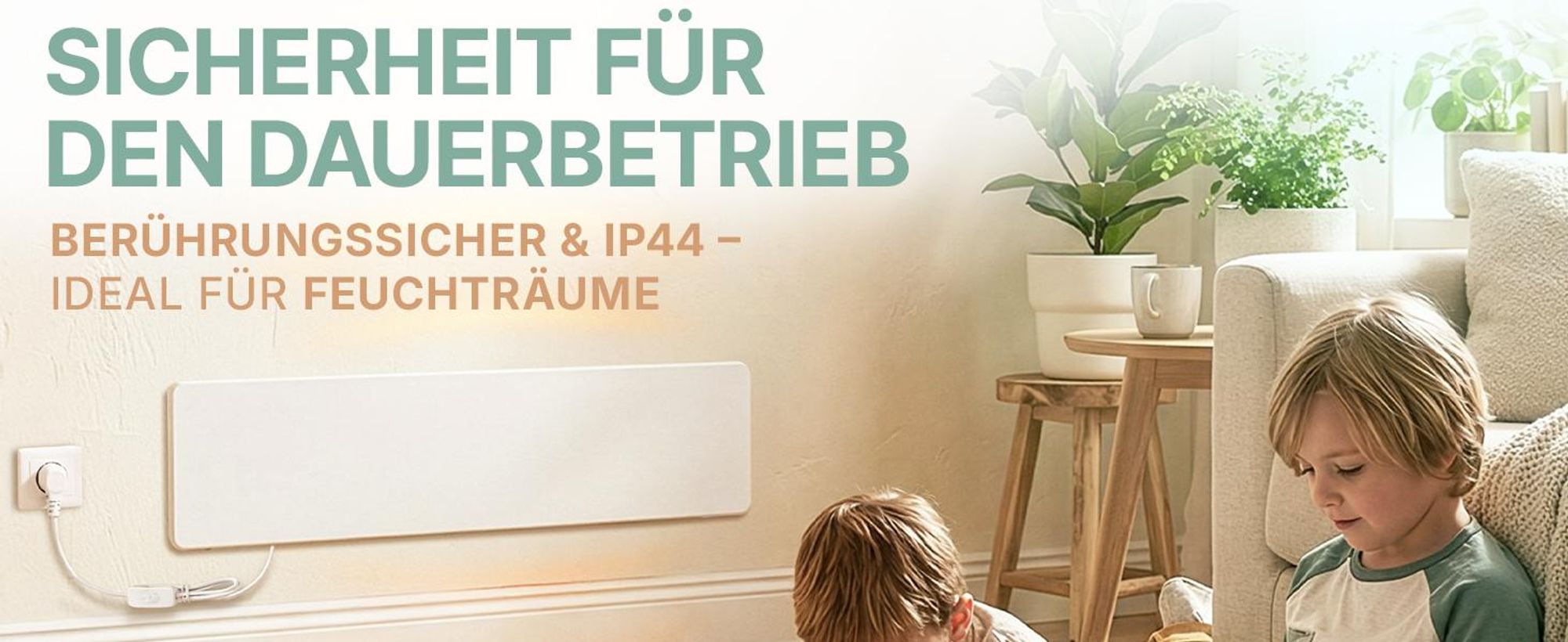 Heidenfeld Anti-Schimmel Heizung | Infrarotheizung - Schimmelentferner - Schimmel Frei - Wandheizung - Badheizung - Schutz ohne Chemie - Einzeln