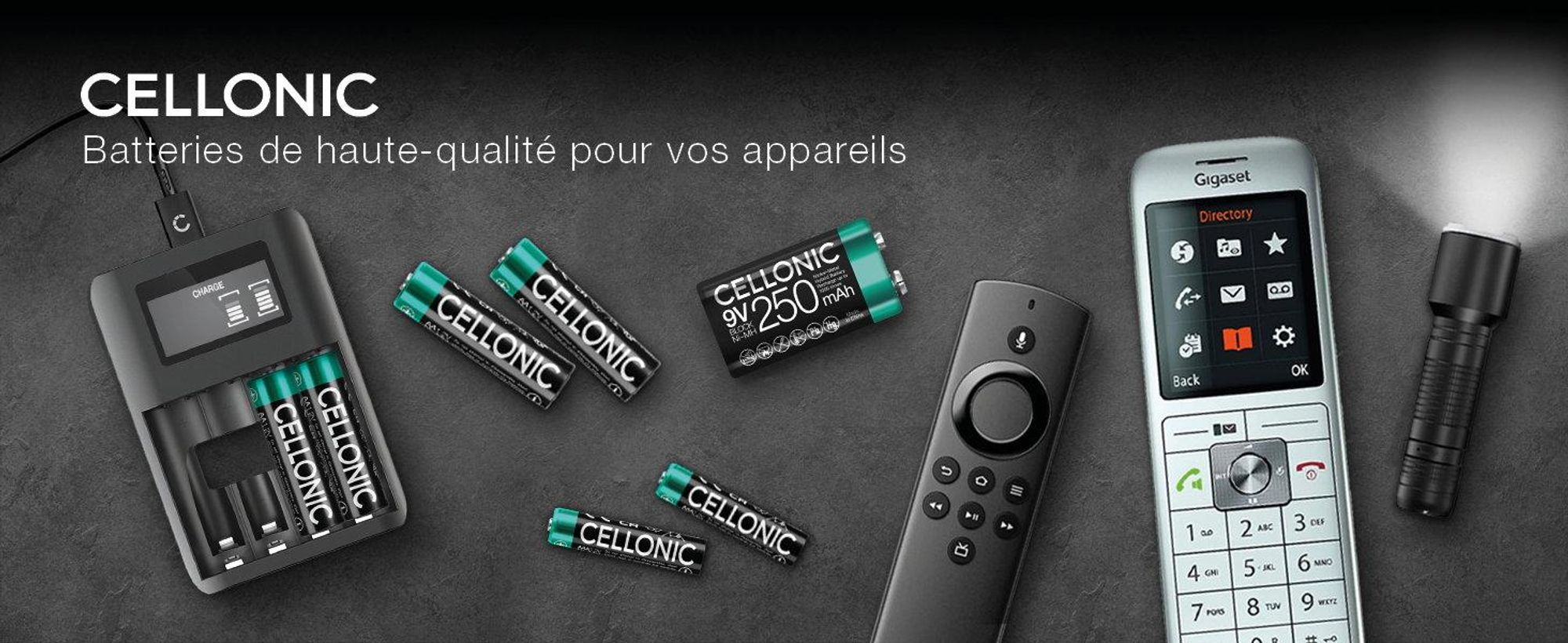 CELLONIC 4x Batterie pour Téléphone sans fil compatible avec Siemens Gigaset A415,C430 - (1000mAh, 1.2V)