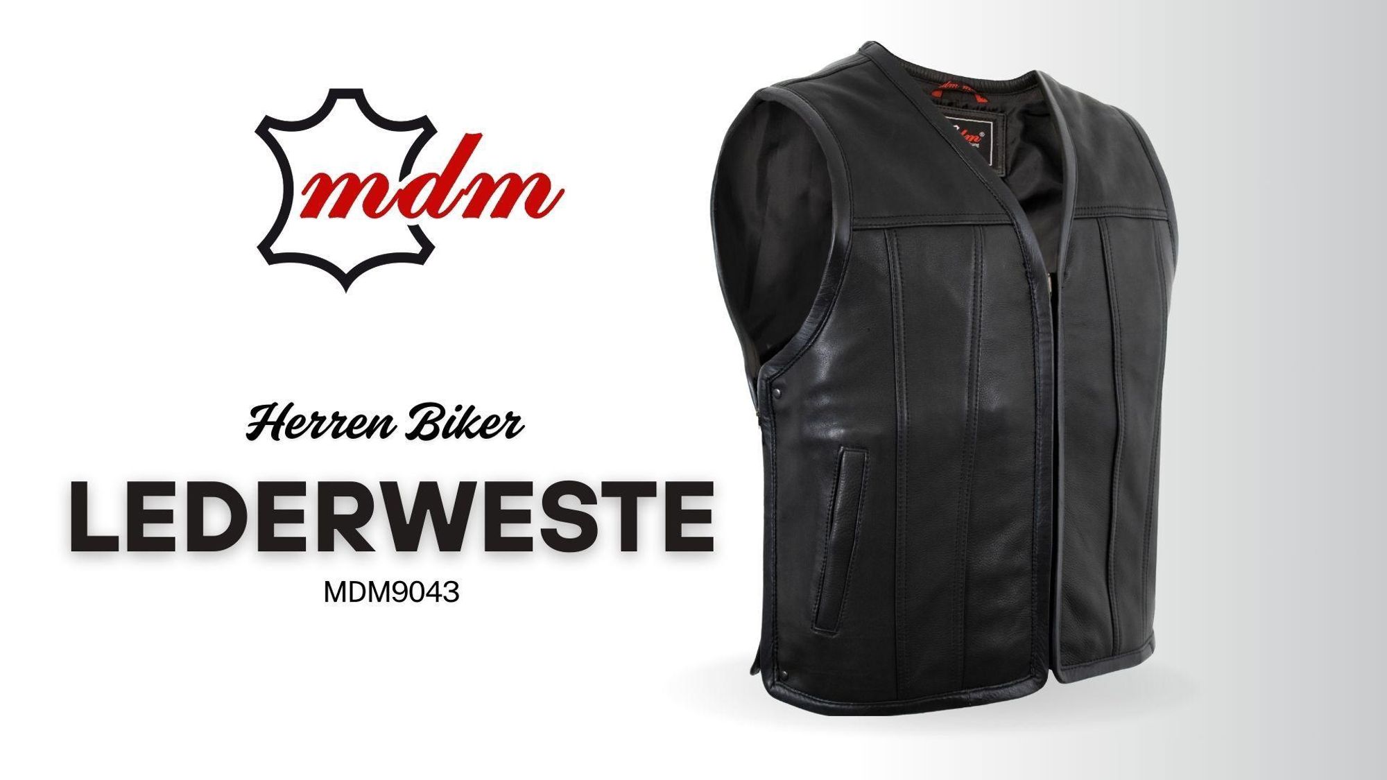 Biker Lederweste Kutte Customweste Lederkutte Rockerweste Clubweste Chopperweste(4XL)