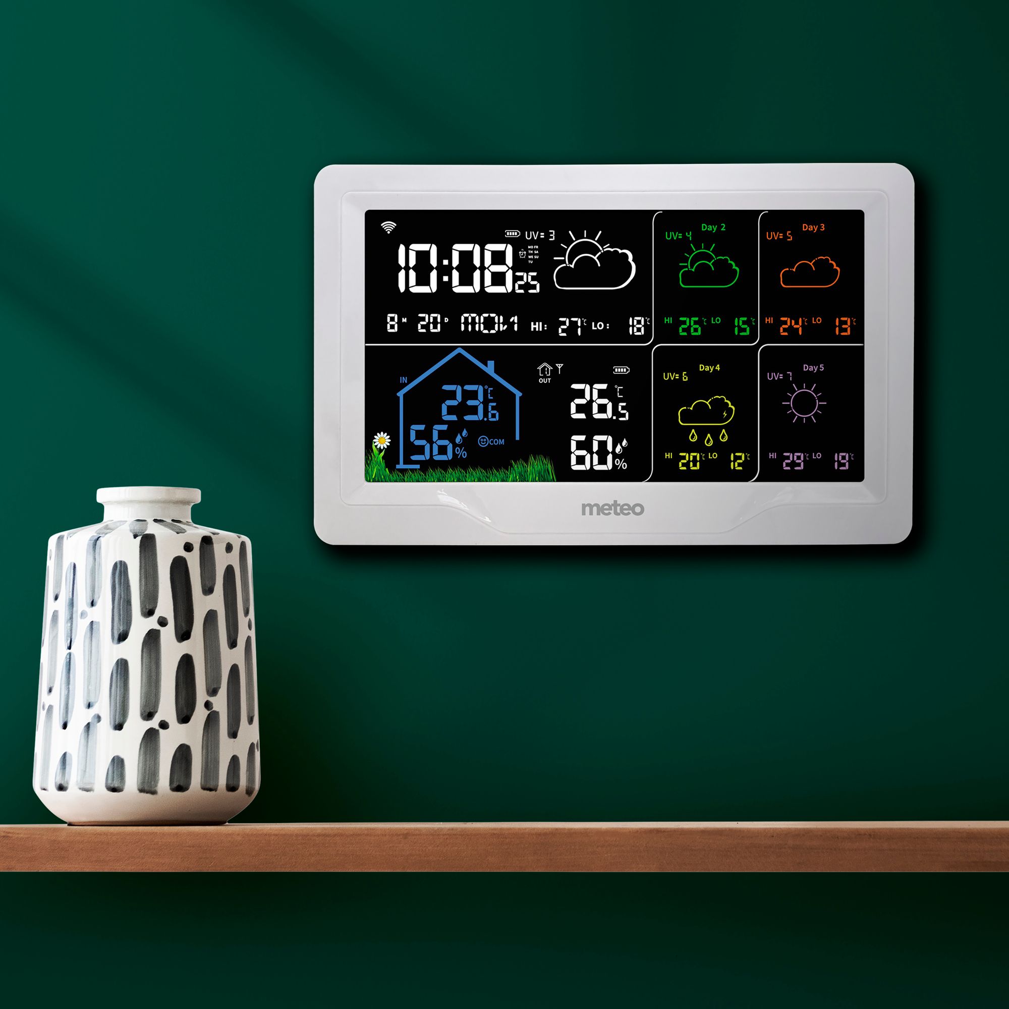 WLAN-Wetterstation mit Wettervorhersage