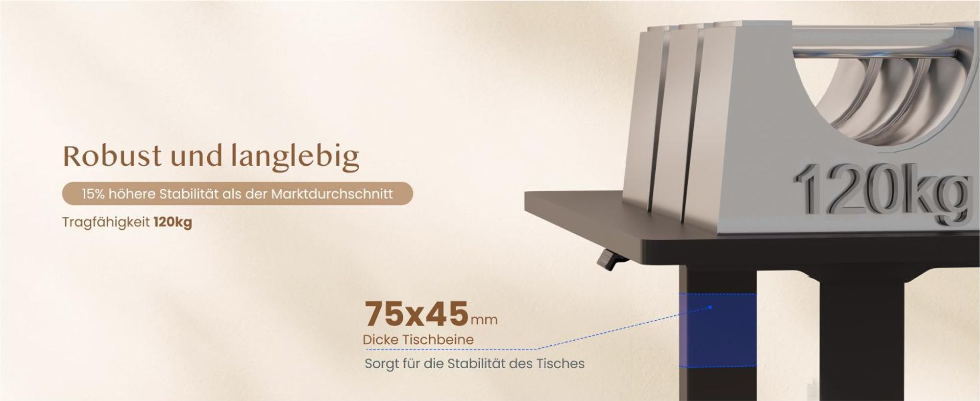 FLEXISPOT QB2 Höhenverstellbarer Schreibtisch Elektrisch 180x80cm, 2 STARKE MOTOREN, 120 kg Tragkraft, Antikollisionsschutz 4 Memory-Funktion(Schwarz)