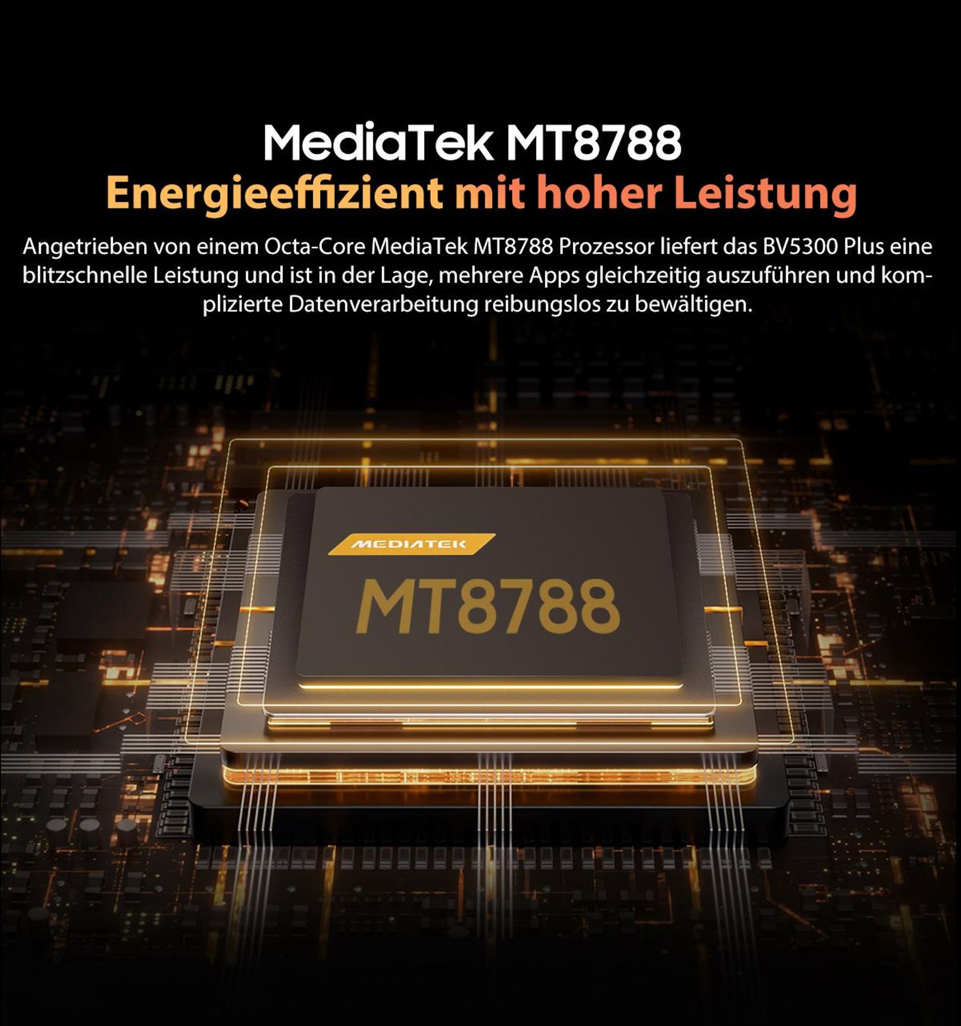 Blackview BV5300 Plus NFC Outdoor Smartphone Ohne Vertrag,  6,1 Zoll, 16GB+128GB, Helio Octa-Core, 6580mAh, Dual Nano-SIM, DokeOS 4.0