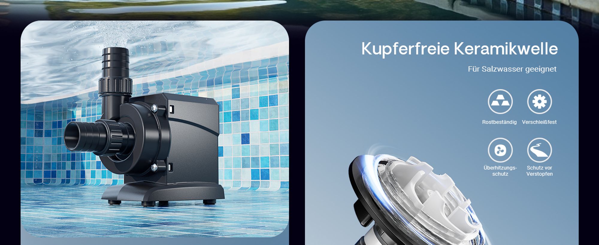 SunSun CPP-5000 Poolpumpe 5000l/h 30W Schwimmbadpumpe Filterpumpe Umwälzpumpe