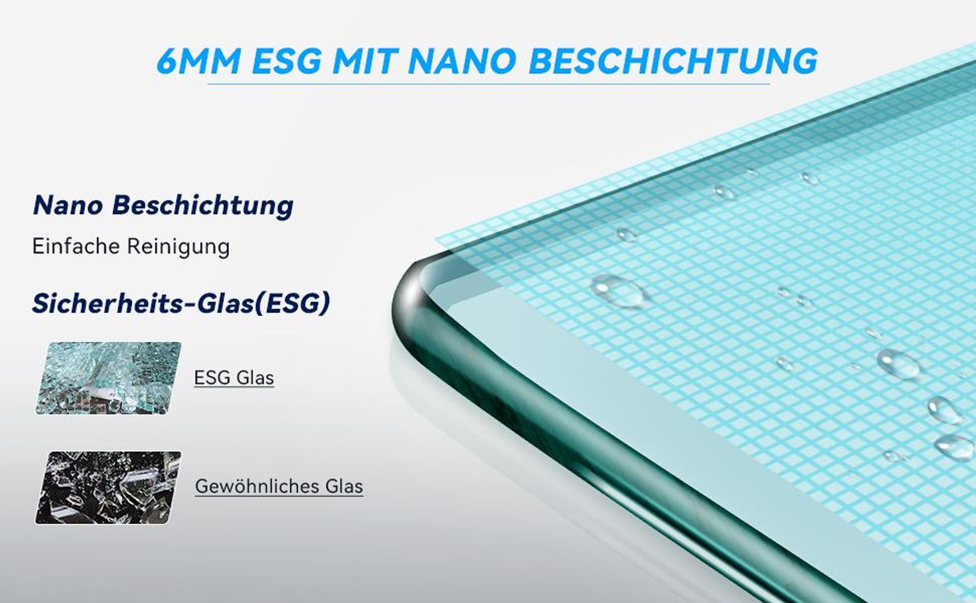 SONNI Badewannenaufsatz Dusche 120x140(BxH),Badewannenfaltwand Glas Duschwand für badewanne 2-teilig , Tür 180°schwenkbar Nano Glas,mit Stabilisator
