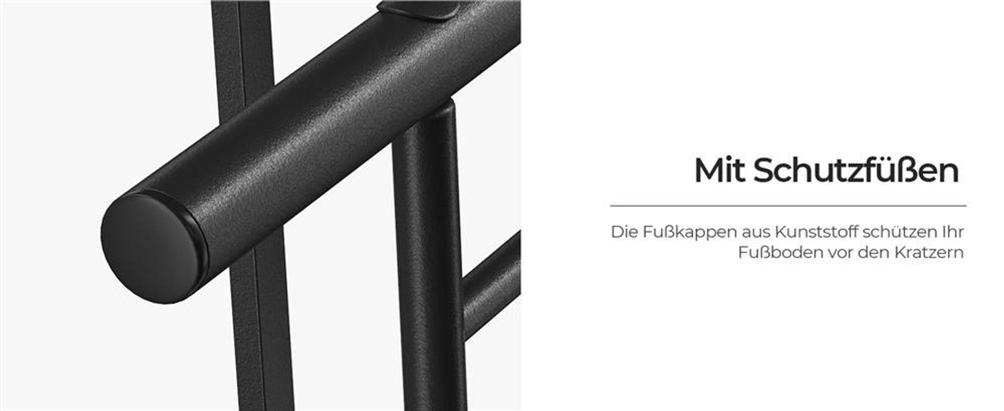 Yaheetech Bettrahmen Metallbett 140 x 200 cm, Bettgestell aus Metall mit Lattenrost, Modern Gästebett Jugendbett, Schwarz