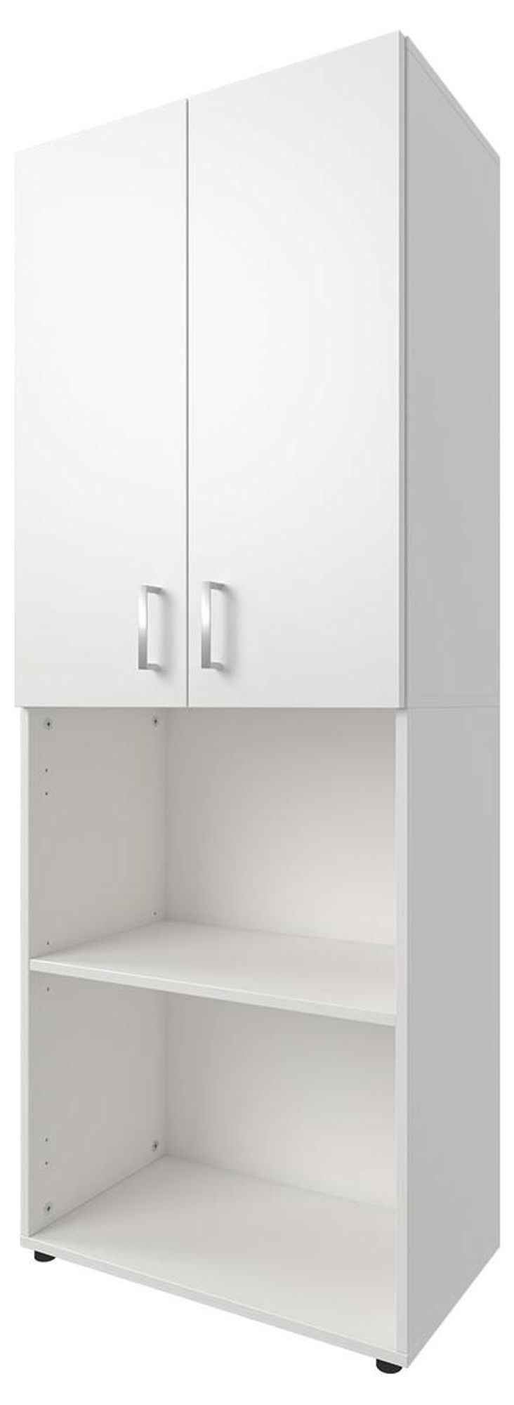 Kombi Trio 22 Weiß – Aktenschrank mit 2 Türen und höhenverstellbaren Einlegeböden