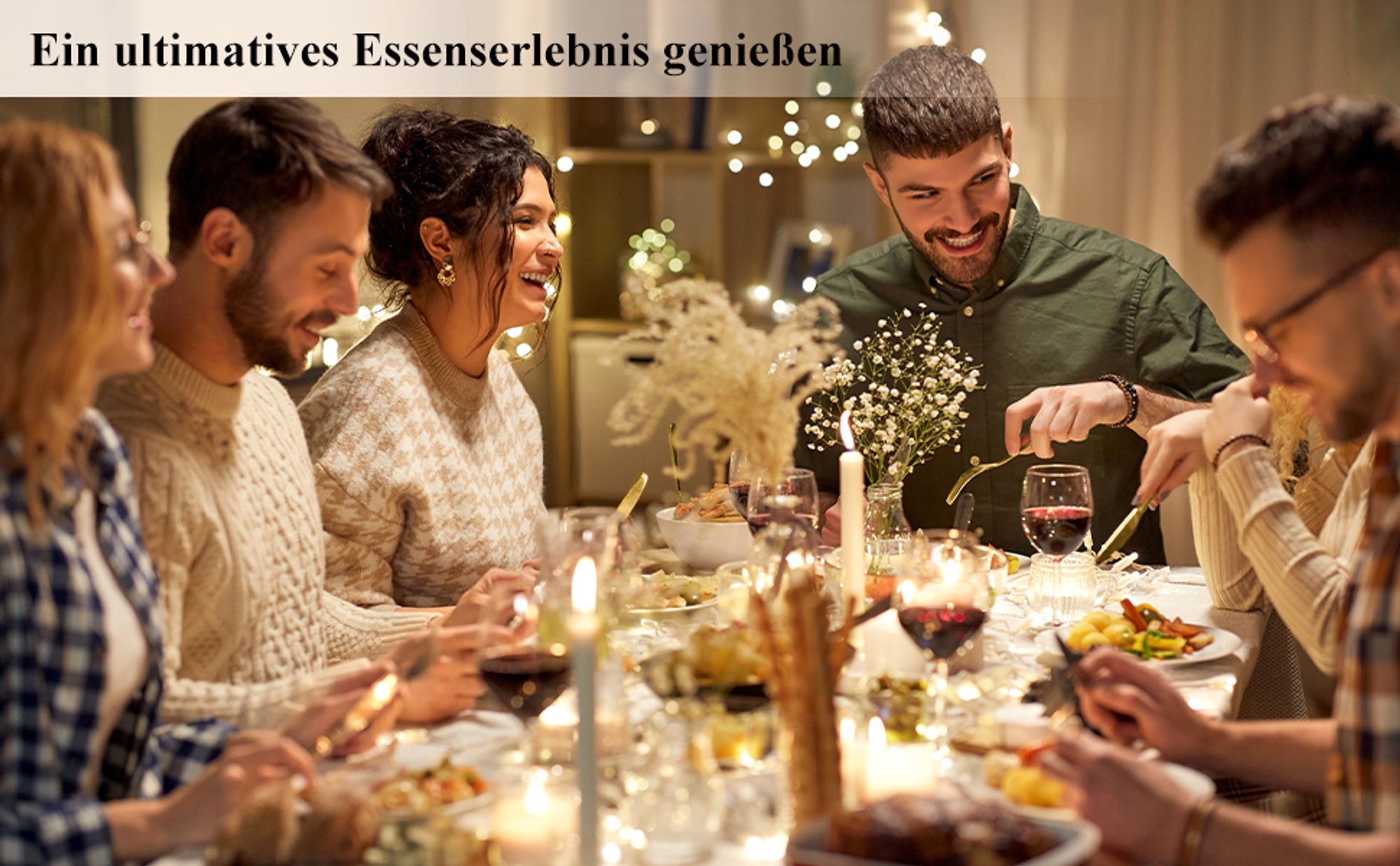 7MAGIC Besteck Set 12 Personen, 48-teiliges Besteckset, Edelstahl Essbesteck Set mit Messer Gabel Löffel, Spülmaschinenfest, Gold