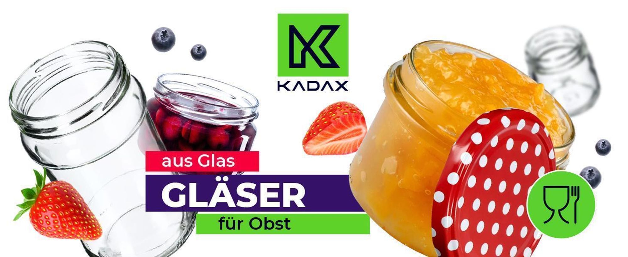 KADAX kleine Einmachgläser 250 ml, Marmeladengläser mit Deckel, Luftdichte Gläschen zum Verschenken