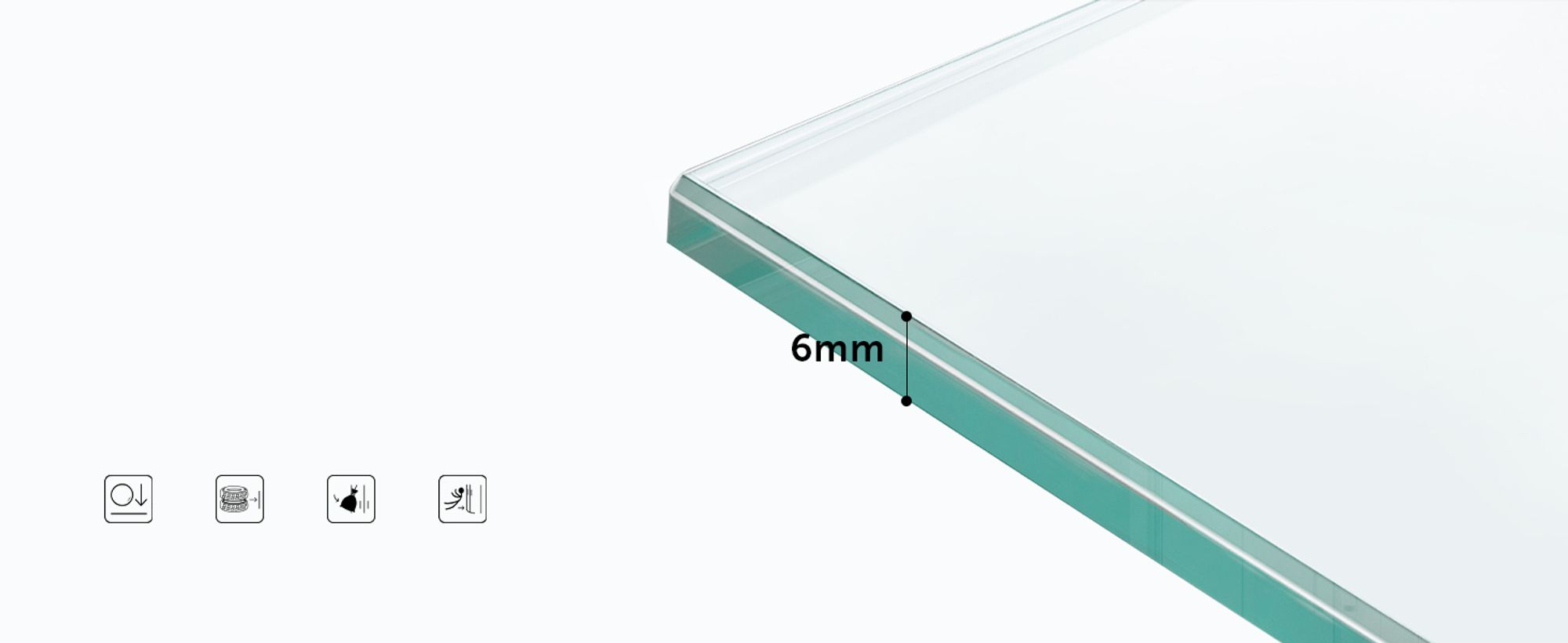 Mai & Mai Duschtür Nischentür dusche Duschabtrennung Duschkabine Schwingtür 180° Doppeltür 6mm ESG Nano-Beschichtung Vollsatiniert mit Hebe- und Senkmechanismus 100x195cm Ter24VS