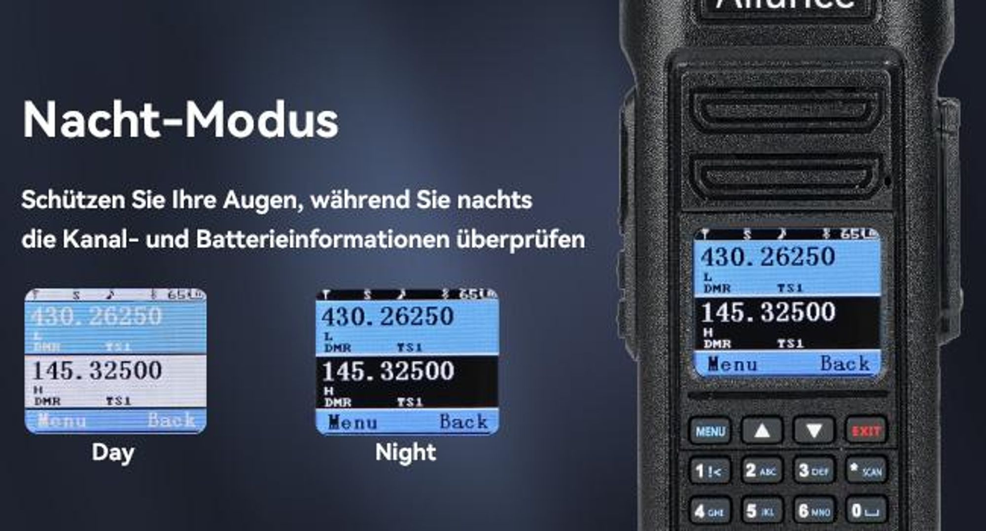 Retevis Ailunce HD2 Ham Radio, Langstrecken DMR Radio, GPS, 3200 mAh Akku, IP67 wasserdicht, Dualband-Amateurfunkgerät für Notfallrettung, Amateurfunk