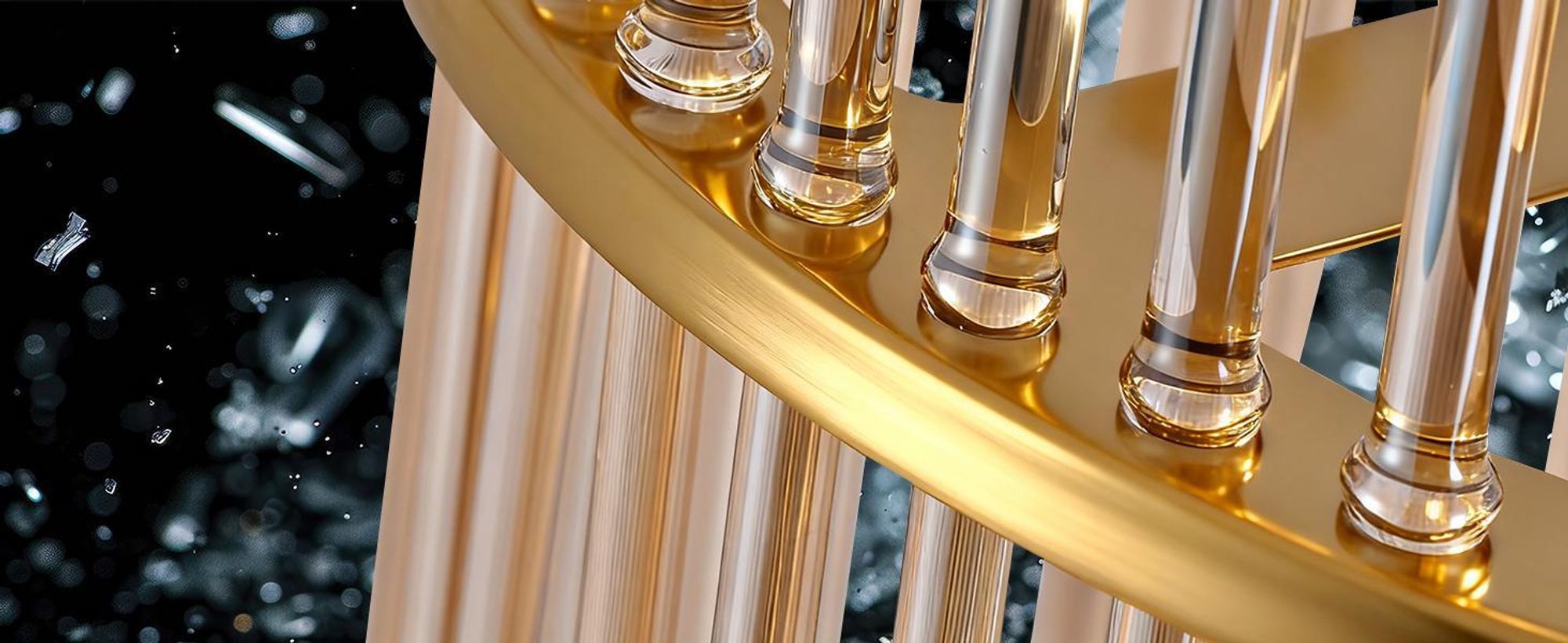 ZMH závěsné světlo 3 plameny závěsná lampa jídelní stůl - závěsné světlo kulaté zlaté E27 závěsná lampa ze skla Ø 16 pro jídelnu kuchyň obývací pokoj kavárna bar (bez žárovky)