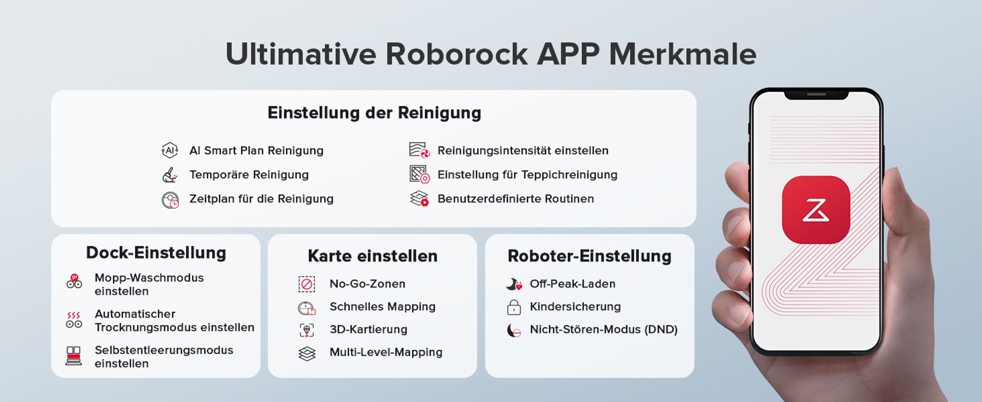 Roborock QV 35A Staubsauger Roboter 8.000 Pa (Upgrade von Qrevo Plus),All-in-One Dock,Anti-Verfilzungsbürste, Hebarer Mopp, Reactive Tech,Schwarz