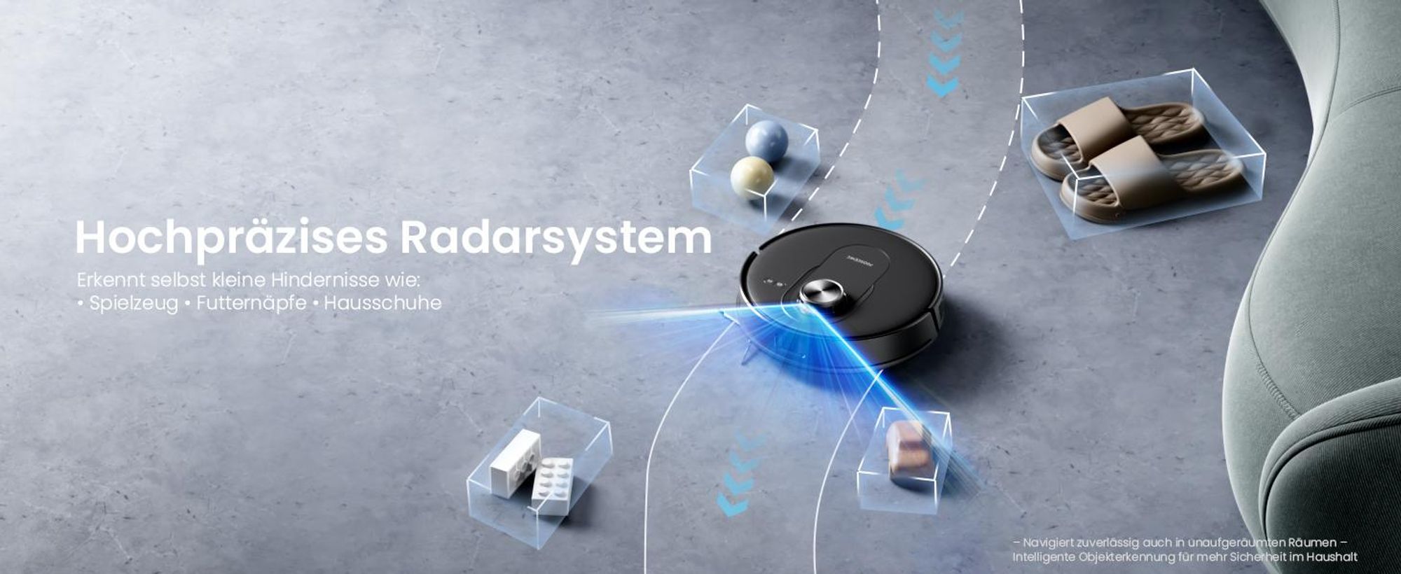 Proscenic QO8 Max+Staubsauger Roboter, Saugroboter mit Wischfunktion, 8000Pa, 200 min, Alexa, Google Home, Siri oder IFTTT,360° LiDAR-Navigation, , 3L