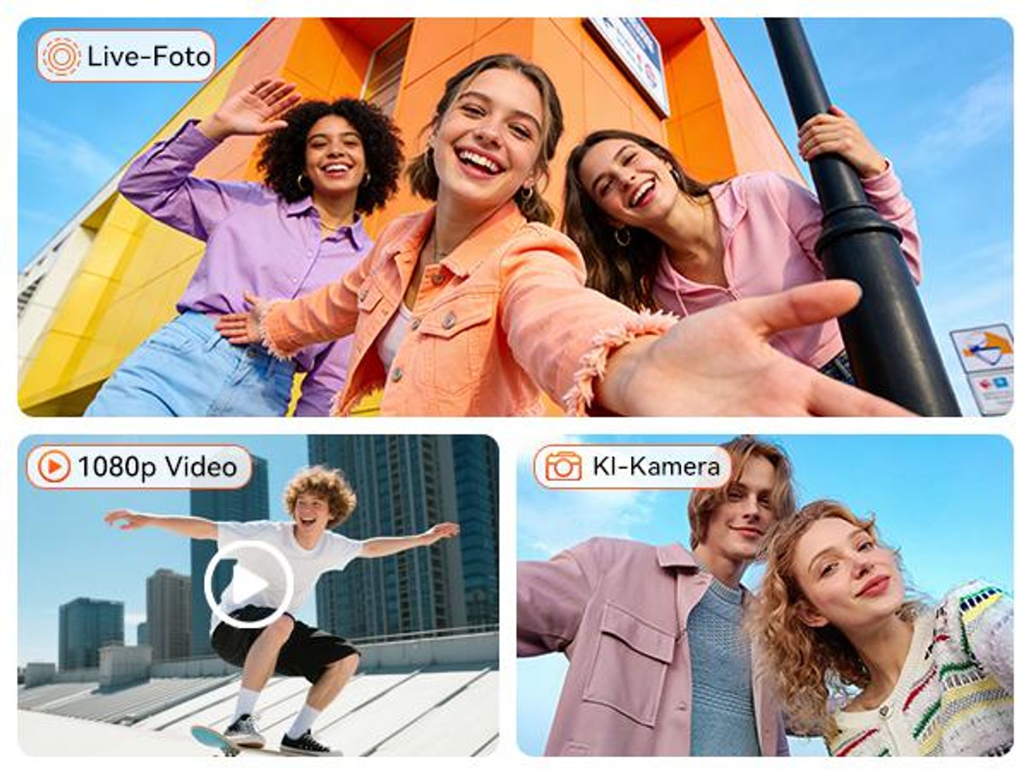 Blackview Wave 10C smartphone Ohne Vertrag, Android 16, 6.88", 120Hz, 1080p, Dual SIM, Face ID, 5000 mAh, Gemini AI, DokeOS 5.0, 1080p, 4G