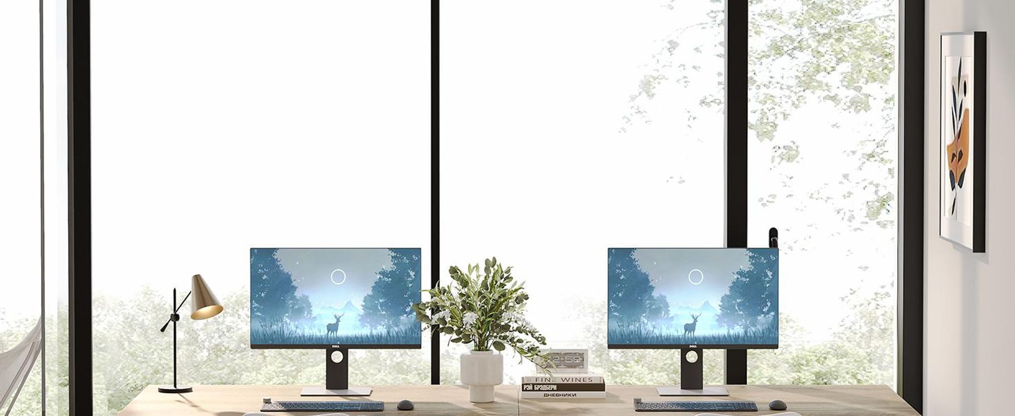 Tribesigns 180 cm Schreibtisch, großer Computertisch PC Tisch Bürotisch mit robustem Metallgestell, Arbeitsstation für Home Office, Grau (ohne Stuhl)
