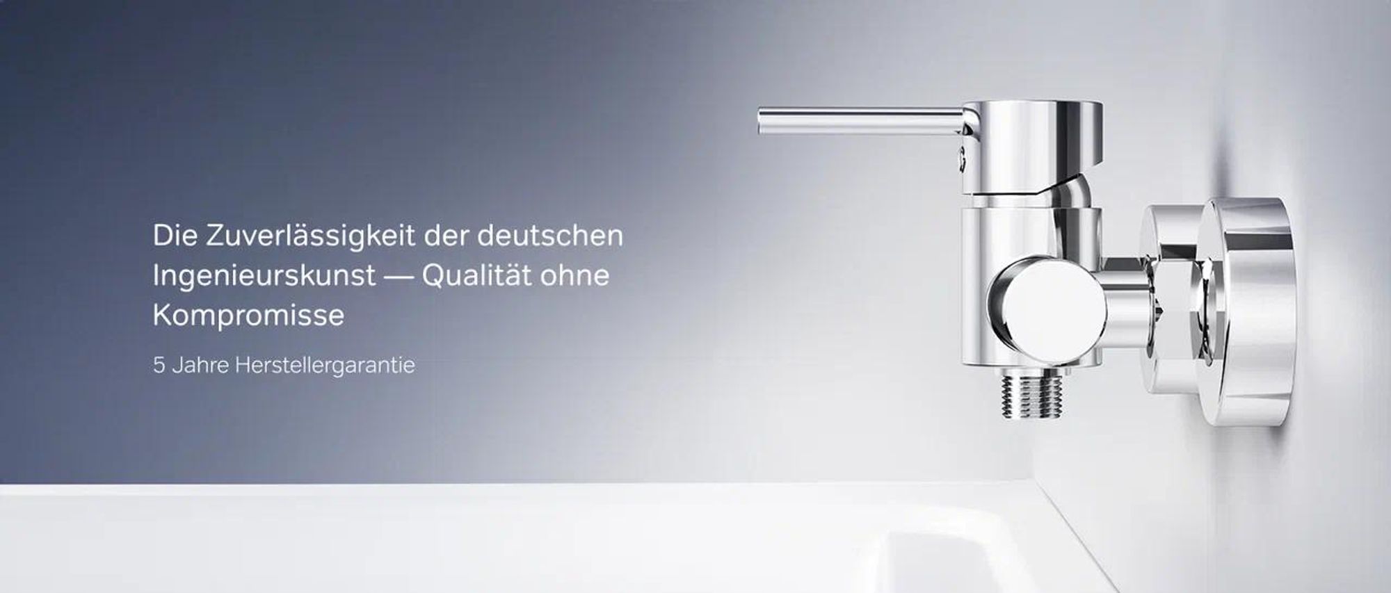 AM.PM Duscharmatur Einhebel Brausebatterie Chrom Armatur Mischbatterie Brausearmatur Brausebatterie Wasserhahn Bad Mischbatterie Dusche