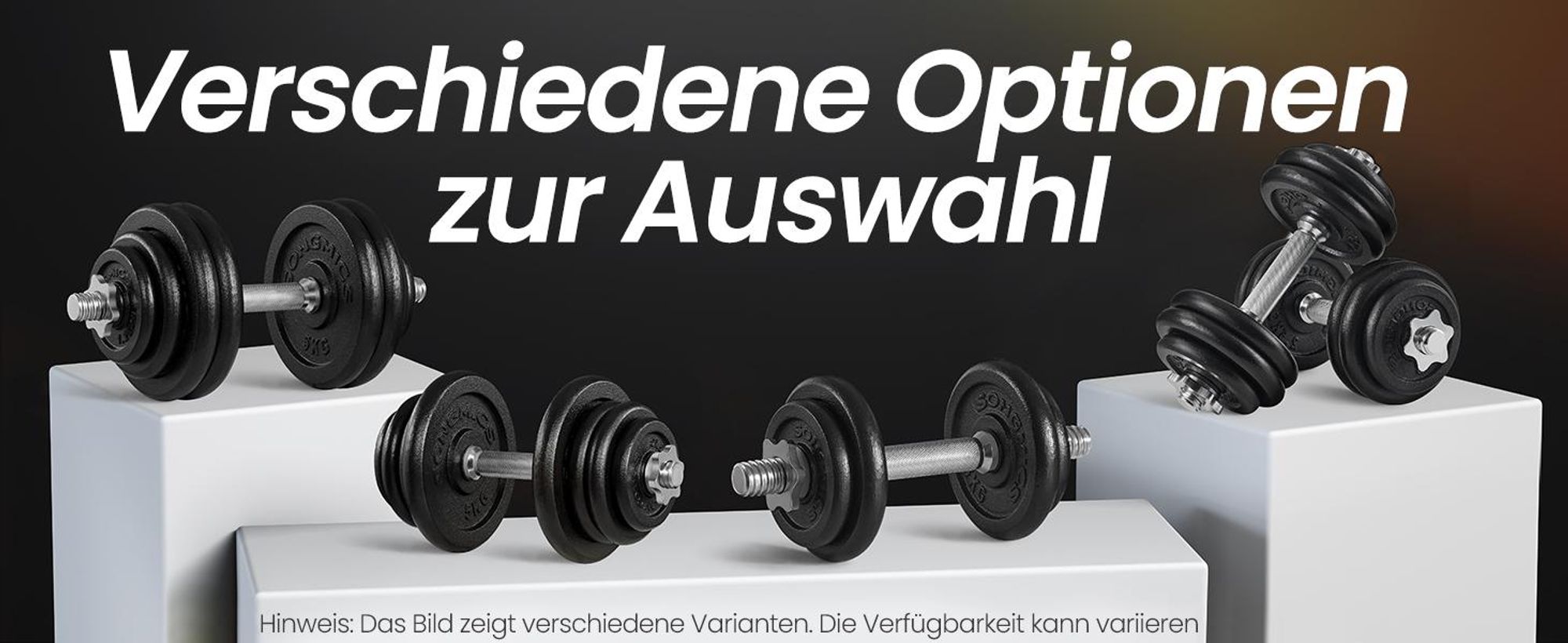 SONGMICS Hanteln, Hantelset aus Gusseisen, 2 x 15 kg, verstellbar, für Männer und Frauen, Workout, Fitnesstraining, Gewichtheben für Zuhause