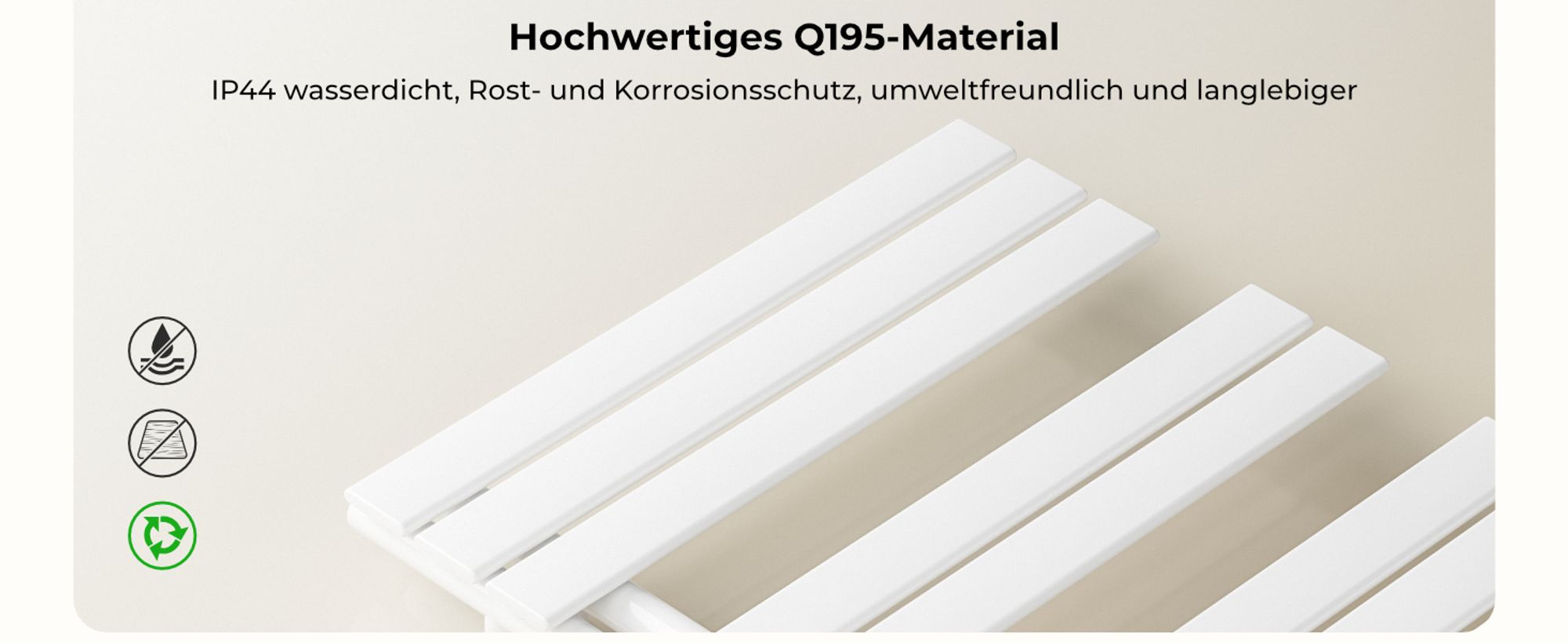 Heilmetz Badheizkörper 140x40cm 600W Handtuchtrockner Elektrischer Handtuchheizkörper Weiß Handtuchwärmer mit Thermostat