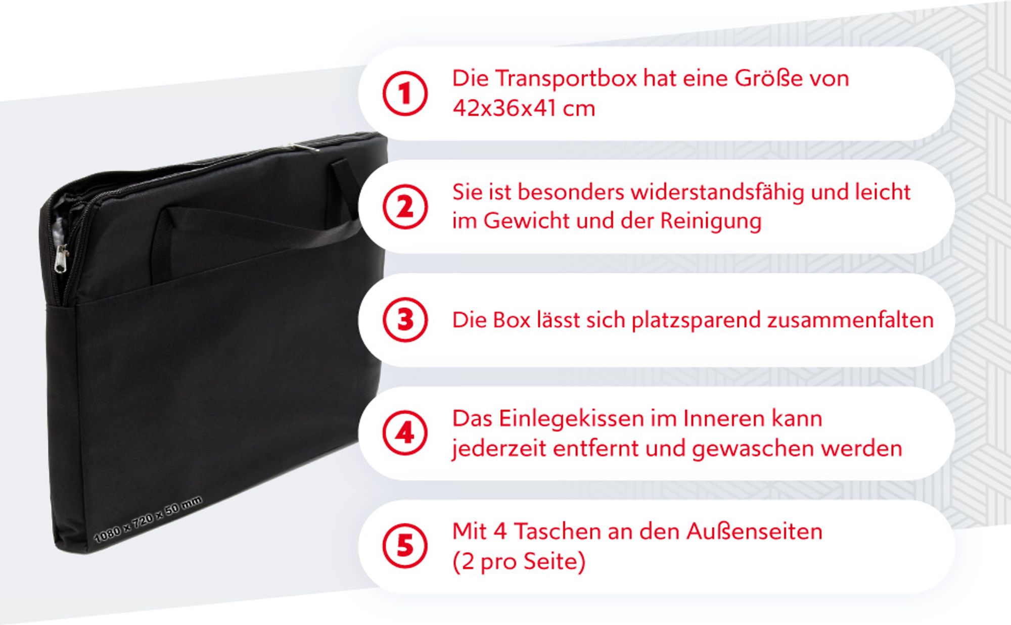 Wiltec Faltbare Transportbox für Hunde, Katzen S (42x36x41 cm), robust, leicht, sicher, Hundebox mit entnehmbarem Kissen, Schwarz