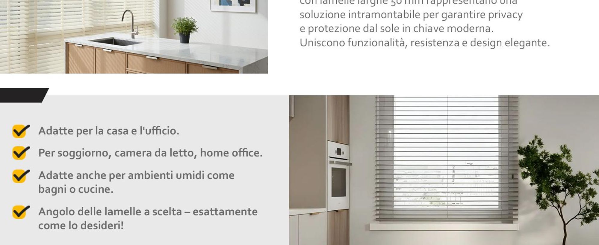 Time4blinds - Tende Veneziane da Interno in Alluminio, 1400x1500mm, Comando a sinistra, Antracite
