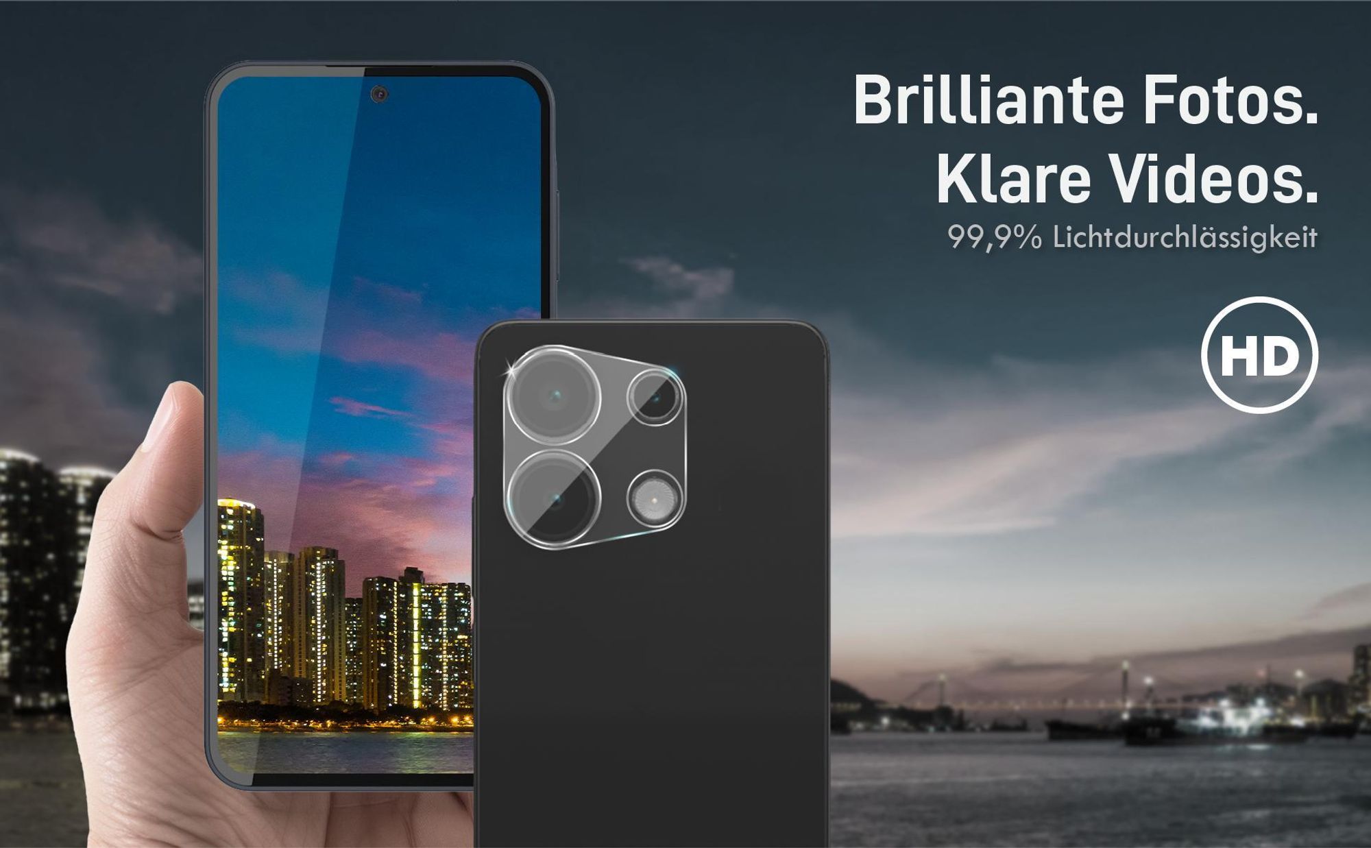 Brilliante Bildqualität mit dem Xiaomi Redmi Note 13 Pro dank 99,9% Lichtdurchlässigkeit