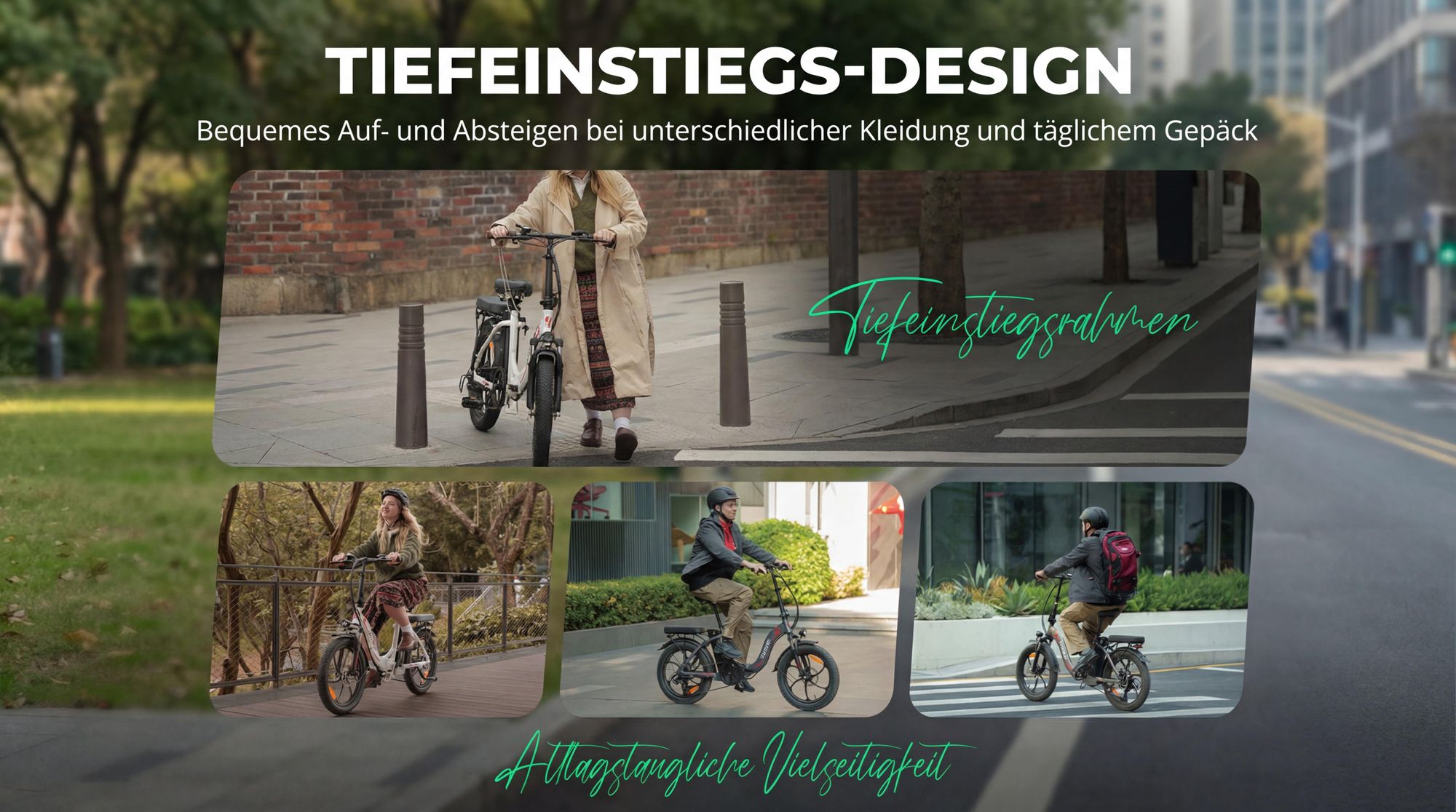 E-bike klapprad 20 zoll Rostfreie Aluminiumlegierung Wasserdicht IP54 36 V 18 Ah 648 Wh bis zu 100 - 130 km Pedelec 7 Gang, Weiß