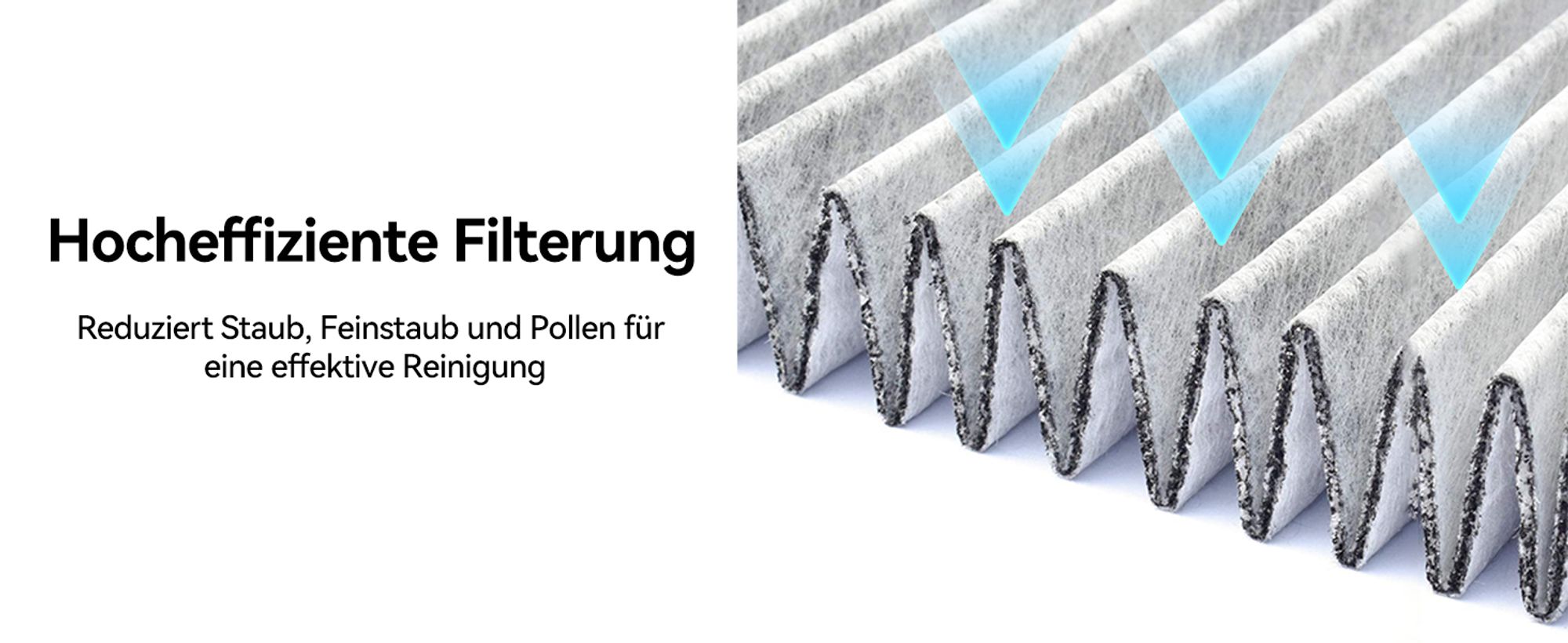 JONR Original Zubehör, Waschbarer HEPA-Filter für P20 Pro, 1 Stück