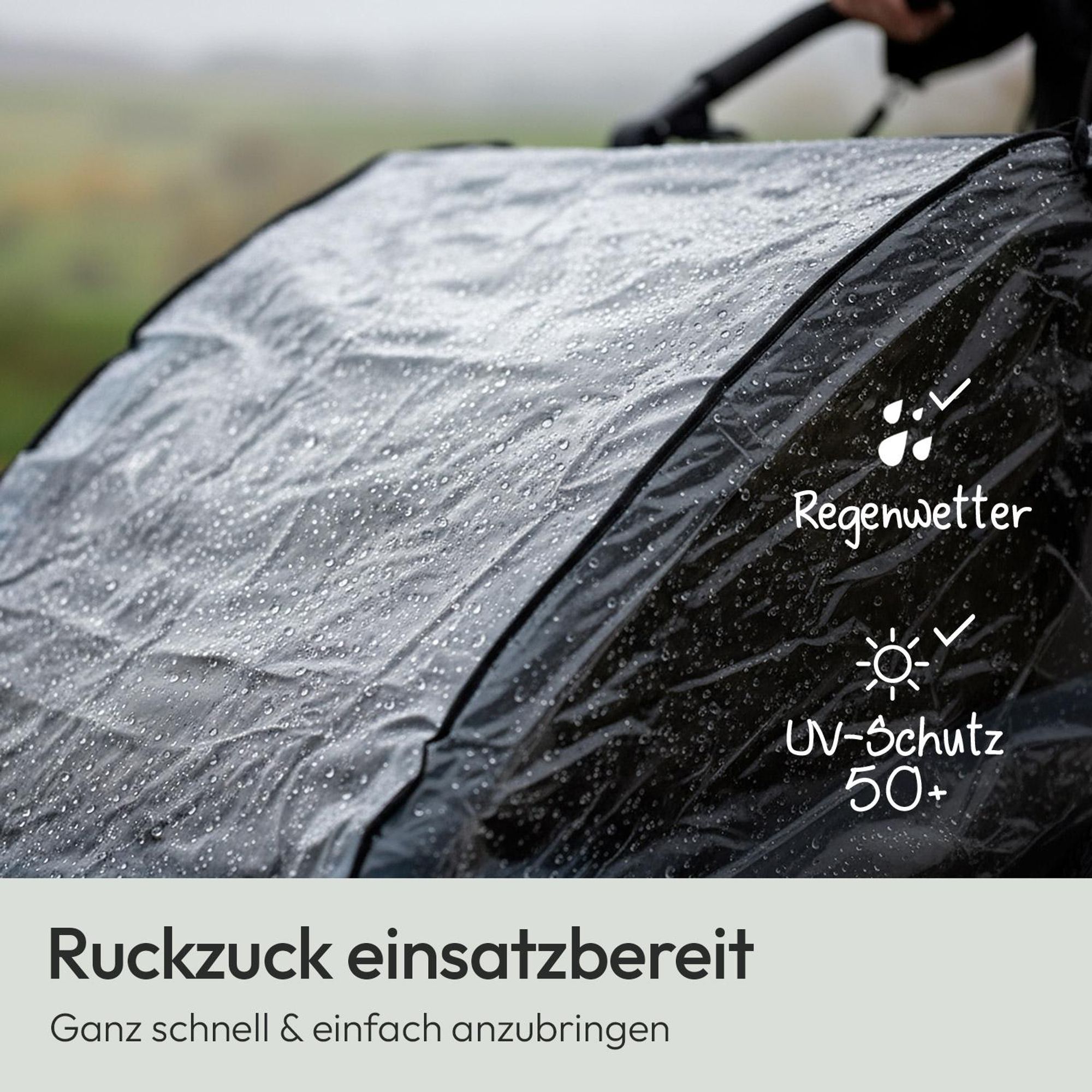 Qeridoo Regenschutz QUPA 1 / Sportrex 1