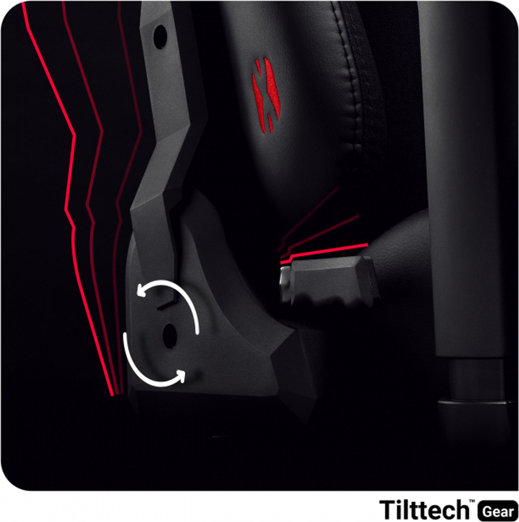 Diablo X-Player Gaming Stuhl Bürostuhl Schreibtischstuhl Stoff 3D Armlehnen Ergonomisches Design Nacken/- Lendenkissen, Farbe: Anthrazit-Rot, Größe: Normal