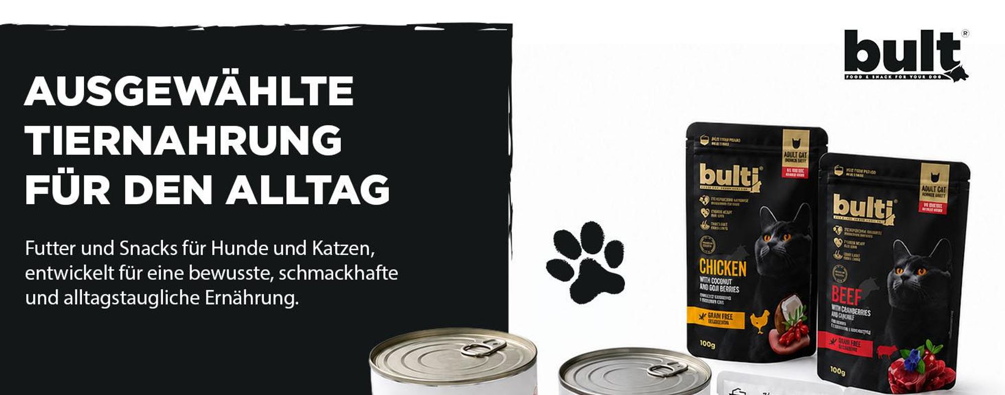 BULT - Hundefutter Lammfleisch - Nassfutter Beutel 500 g - Hundenassfutter - Lamm Hundefutter - Vollnahrung Hund