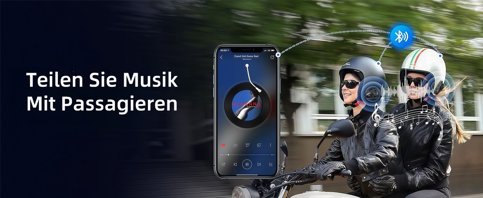 Headset, Interphone, Gegensprechanlage, Motorrad Intercom, Bluetooth Intercom, Intercom