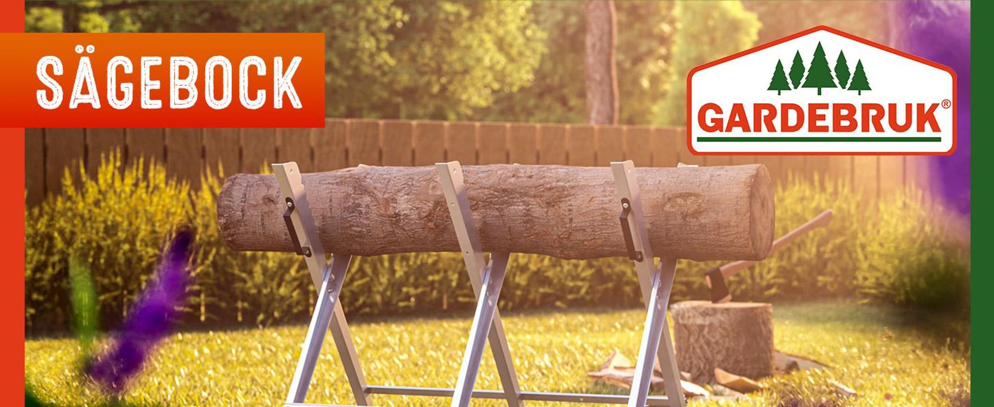 GARDEBRUK Holzsägebock Klappbar
