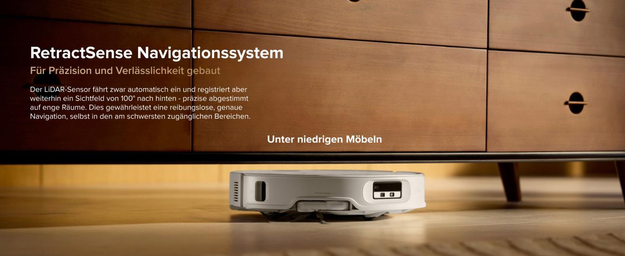 Roborock Qrevo CurvX Saugroboter mit Wischfunktion, 22.000Pa Saugkraft, 7,98 Ultra Slim, Dual Anti-Tangle-System, Reactive Al-Hinderniserkennung(Weiß)