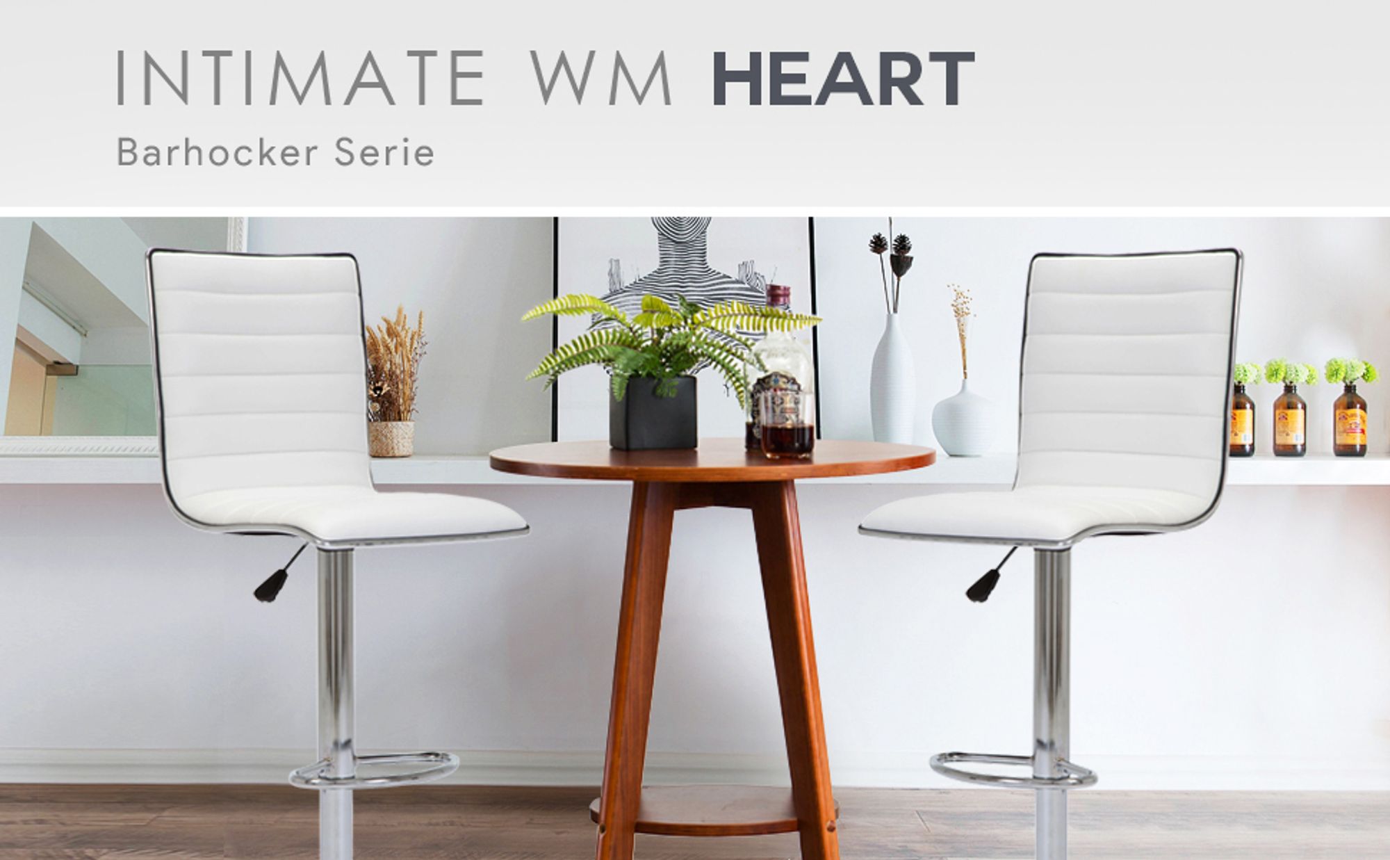 Intimate WM Heart Retro Barhocker