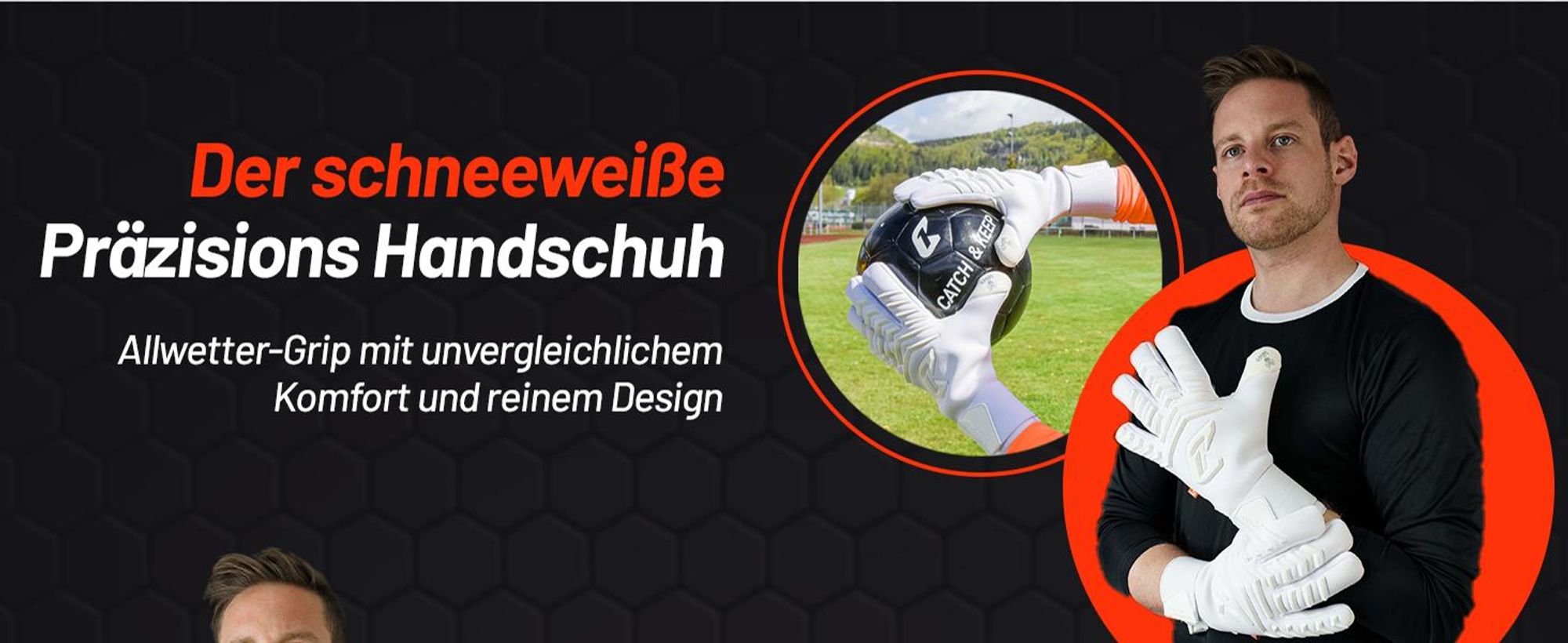 Catch & Keep Artico Sensation 100 Torwarthandschuhe Herren weiß Gr 10