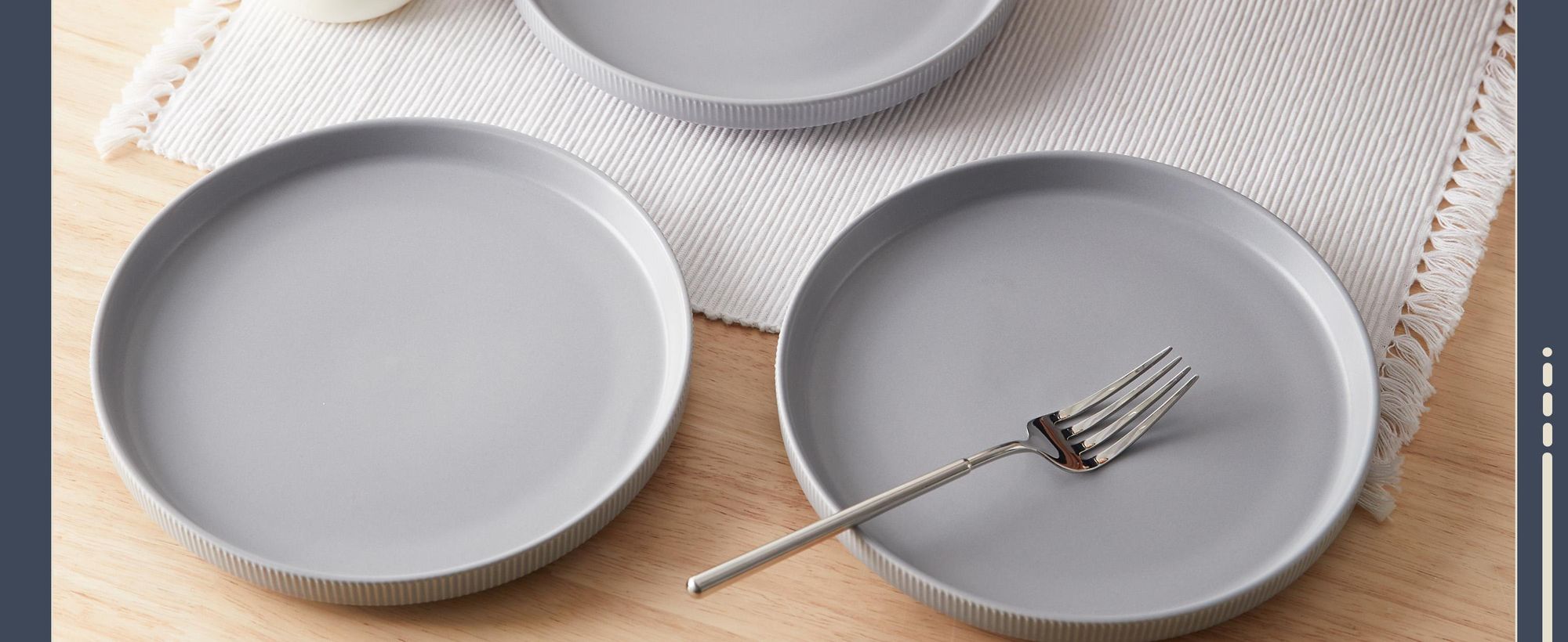Teller set 4stück Ø21,3 cm Dessertteller Kuchenteller Pastateller für 4 Personen Keramik Flachteller Matt-Glasur Mikrowellen- und Spülmaschinenfest