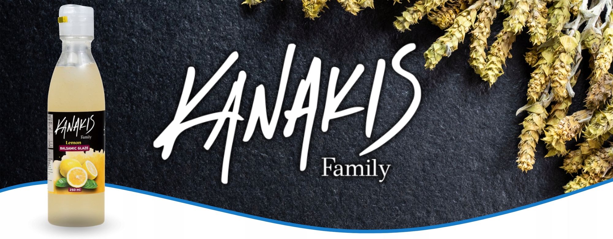 Kanakis | Balsamico-Creme Zitrone - 250 ML - Glutenfrei - Süß-Saurer Geschmack - Ideal Für Desserts