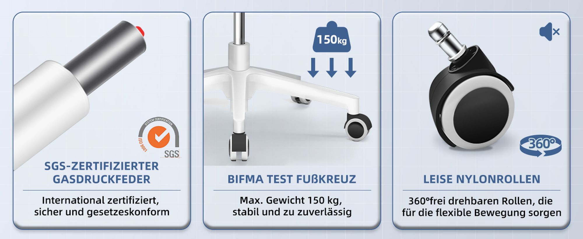 Aiibot Bürostuhl,Bürostuhl Ergonomischer mit klappbaren Armlehnen Schreibtischstuhl Armlehnen Höhenverstellbarer Drehstuhl Chefsessel bürostuhl 150 kg