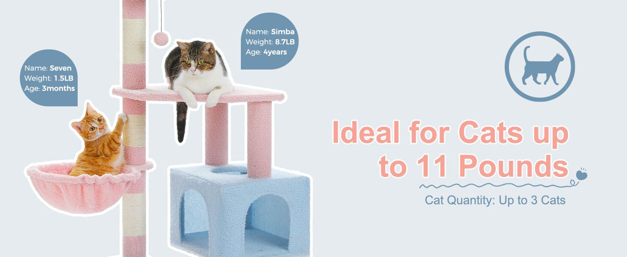 PAWZ Road Kratzbaum Blumen Katzenkratzbaum Sisal Katzenbaum Spielbaum für Katzen