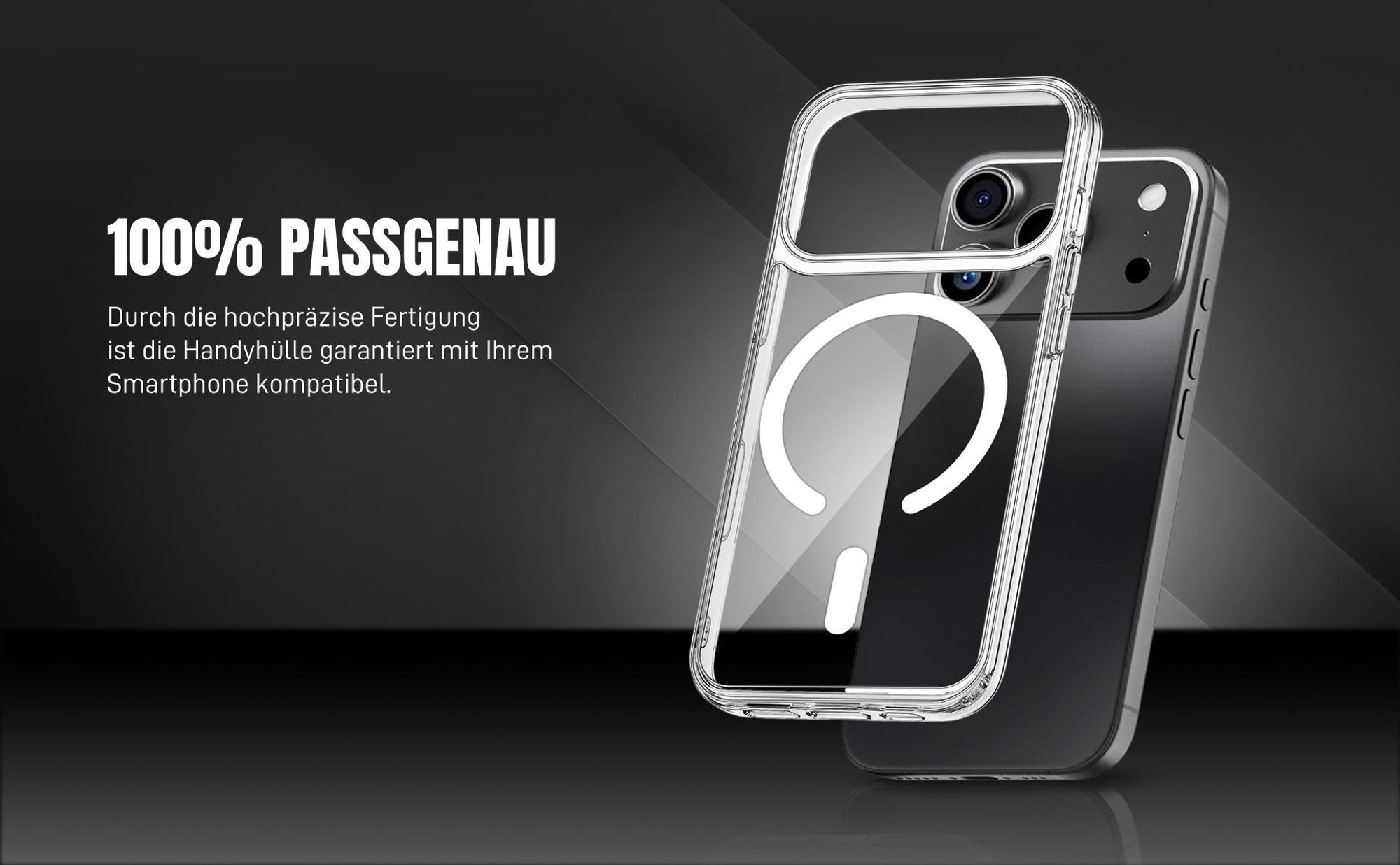 TPU Backcover für Apple iPhone 17 Pro mit 100% Passgenauigkeit
