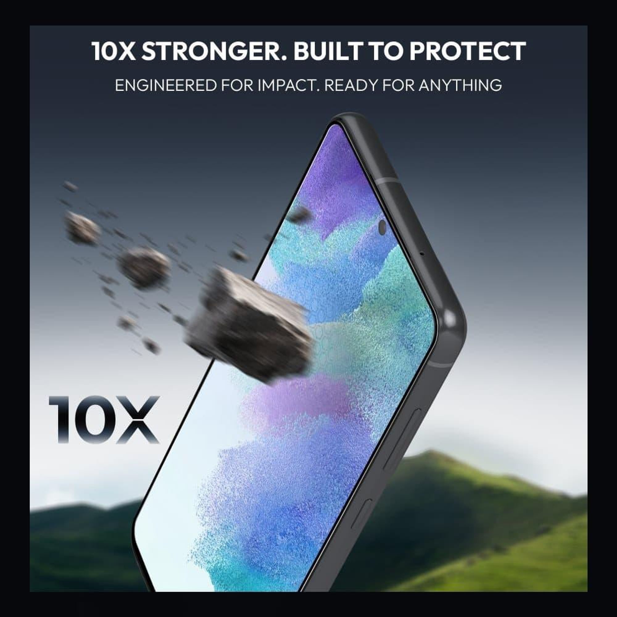 Samsung Galaxy S21 FE 5G – Panzerglas Härte 9H – 3D Displayschutzfolie