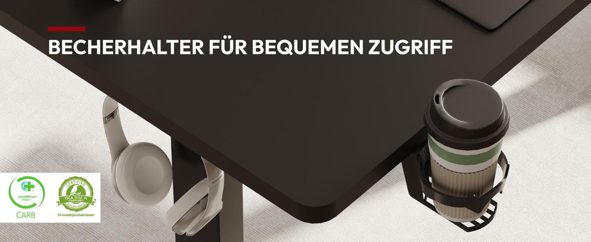 SANODESK Höhenverstellbarer Schreibtisch 200x80cm elektrisch 4 Memory-Funktion, Antikollisionsschutz, 70kg Tragkraft, mit Haken und Ablagebox(Schwarz)